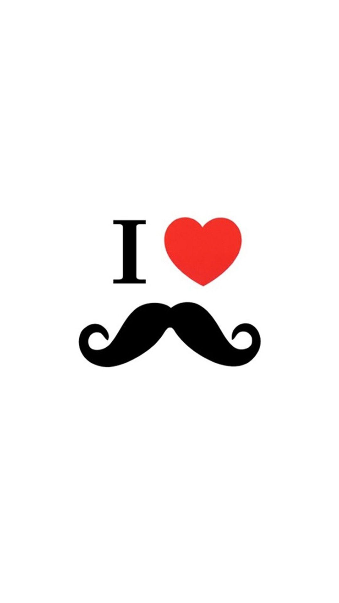 Wallpaper- I love moustache. Wallpaper iphone cute, Cute emoji wallpaper, Mustache wallpaper
