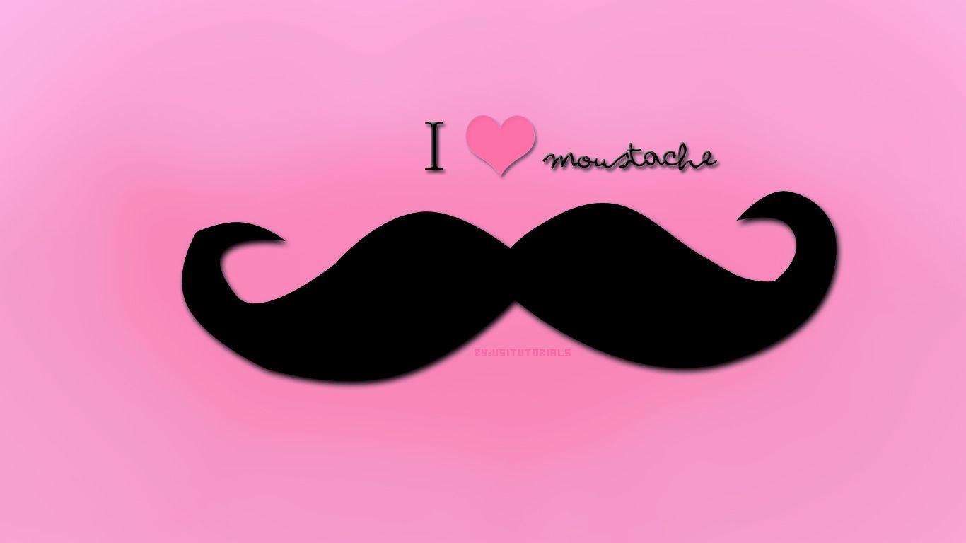 Wallpaper For > Pink Mustache Background Tumblr. DESIGNER LOGOS