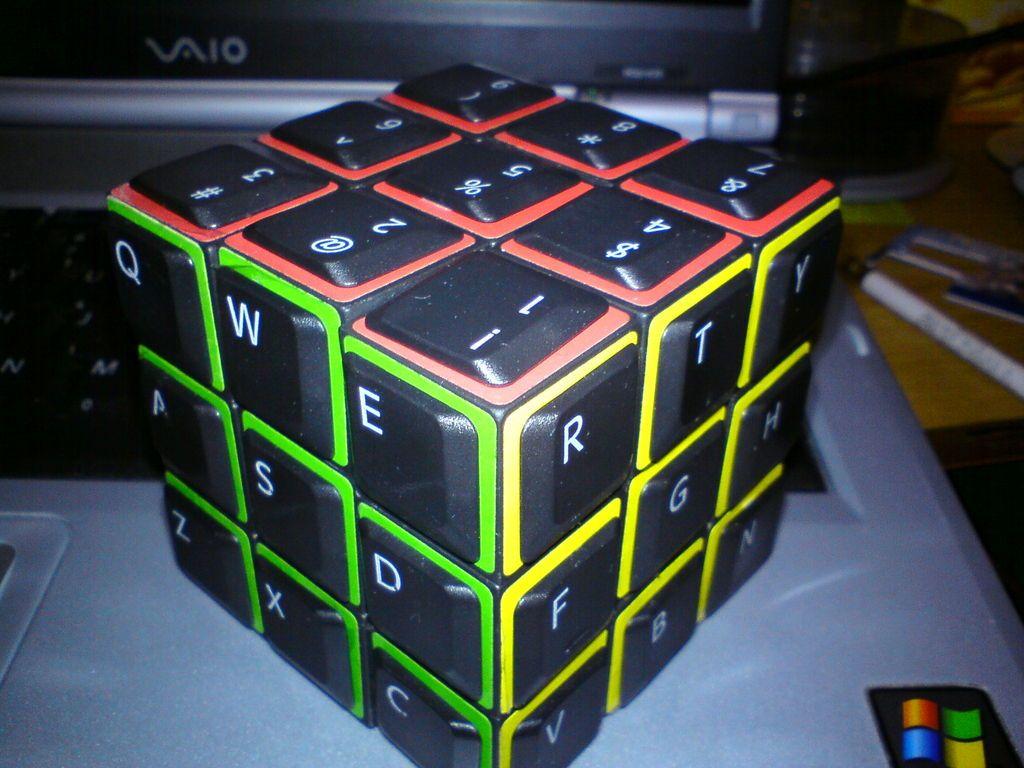 How to Make a QWERTY Rubik Cube's