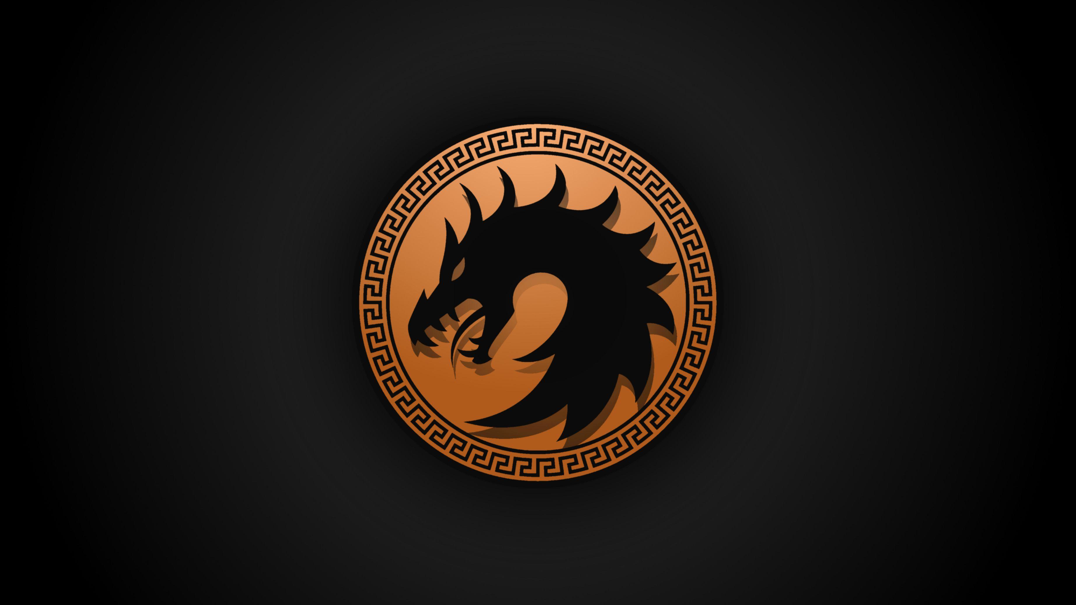 So I made a wallpaper from the Ender's Game Dragon Army logo. How'd
