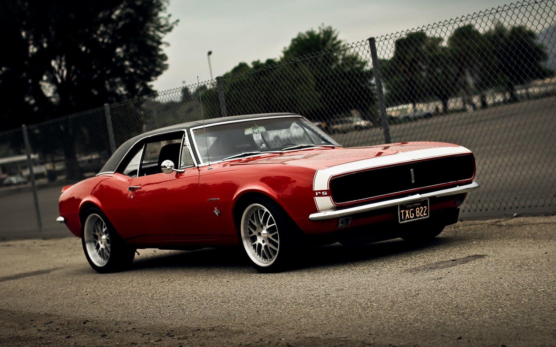 Muscle cars background