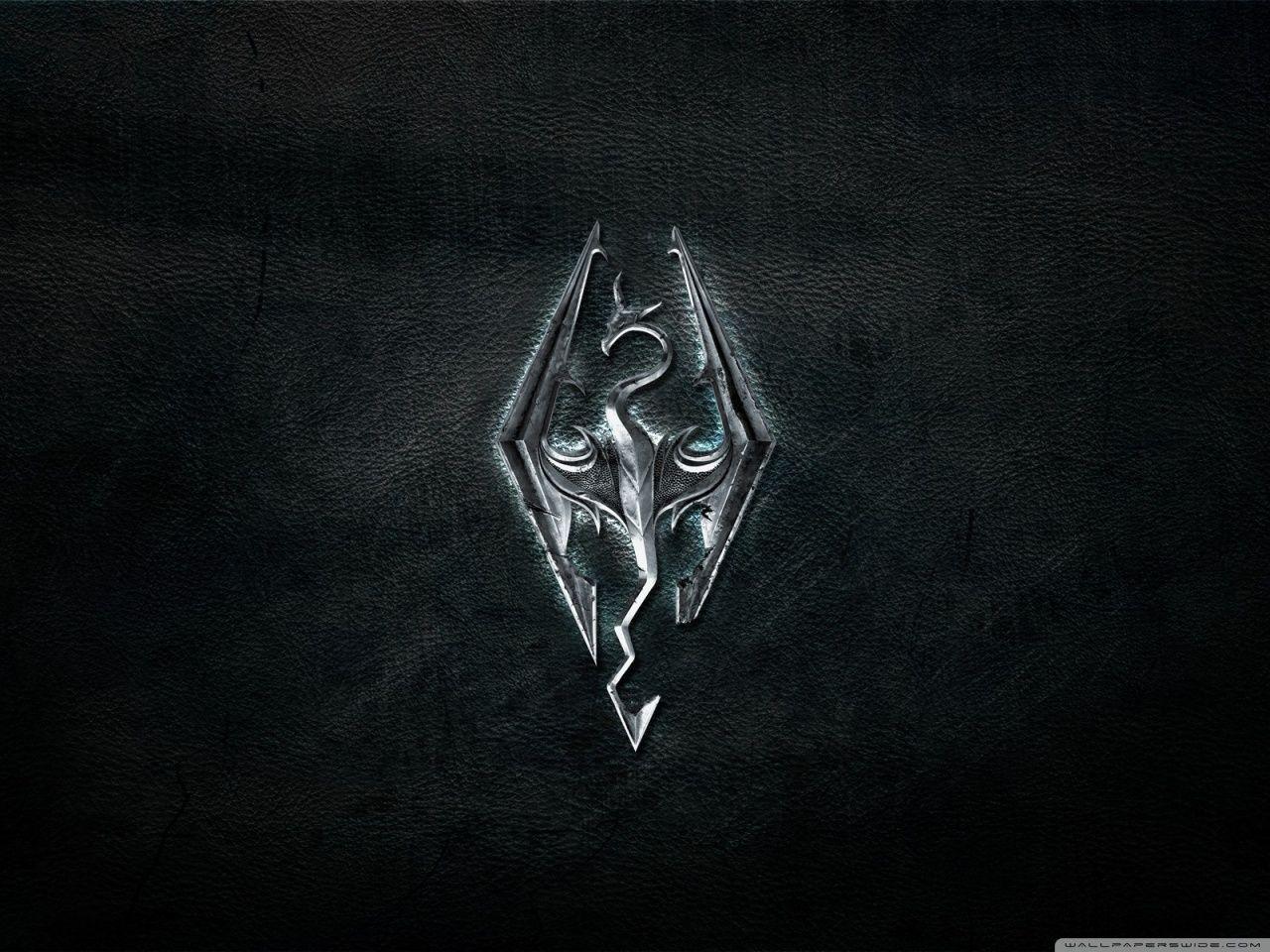 Skyrim Logo ❤ 4K HD Desktop Wallpaper for 4K Ultra HD TV • Tablet