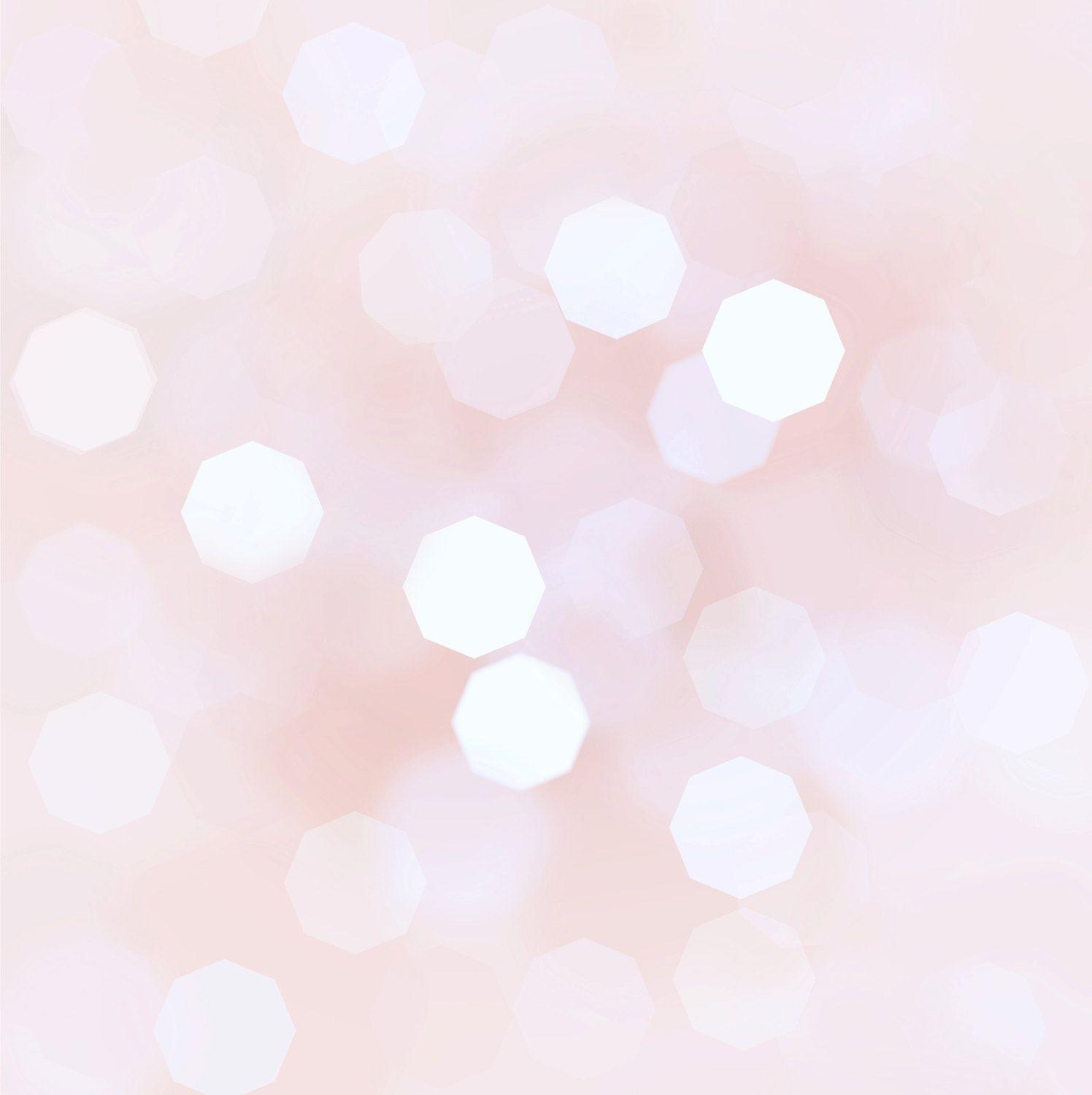 Pastel Pink Bokeh background baby pink 12 x 12