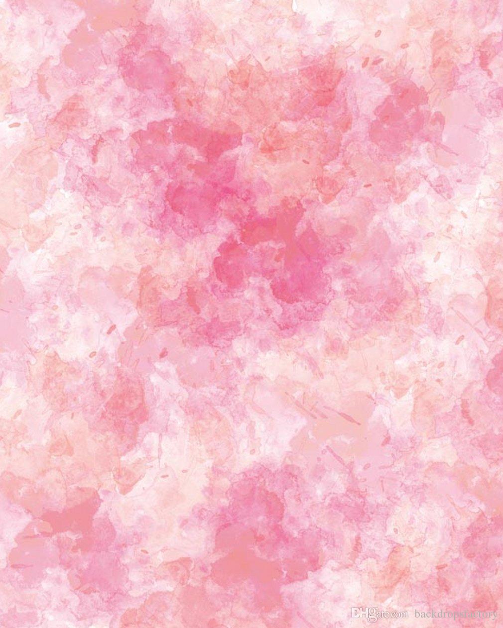 Abstract Pink Watercolor Photo Background for Studio Printed Blurry