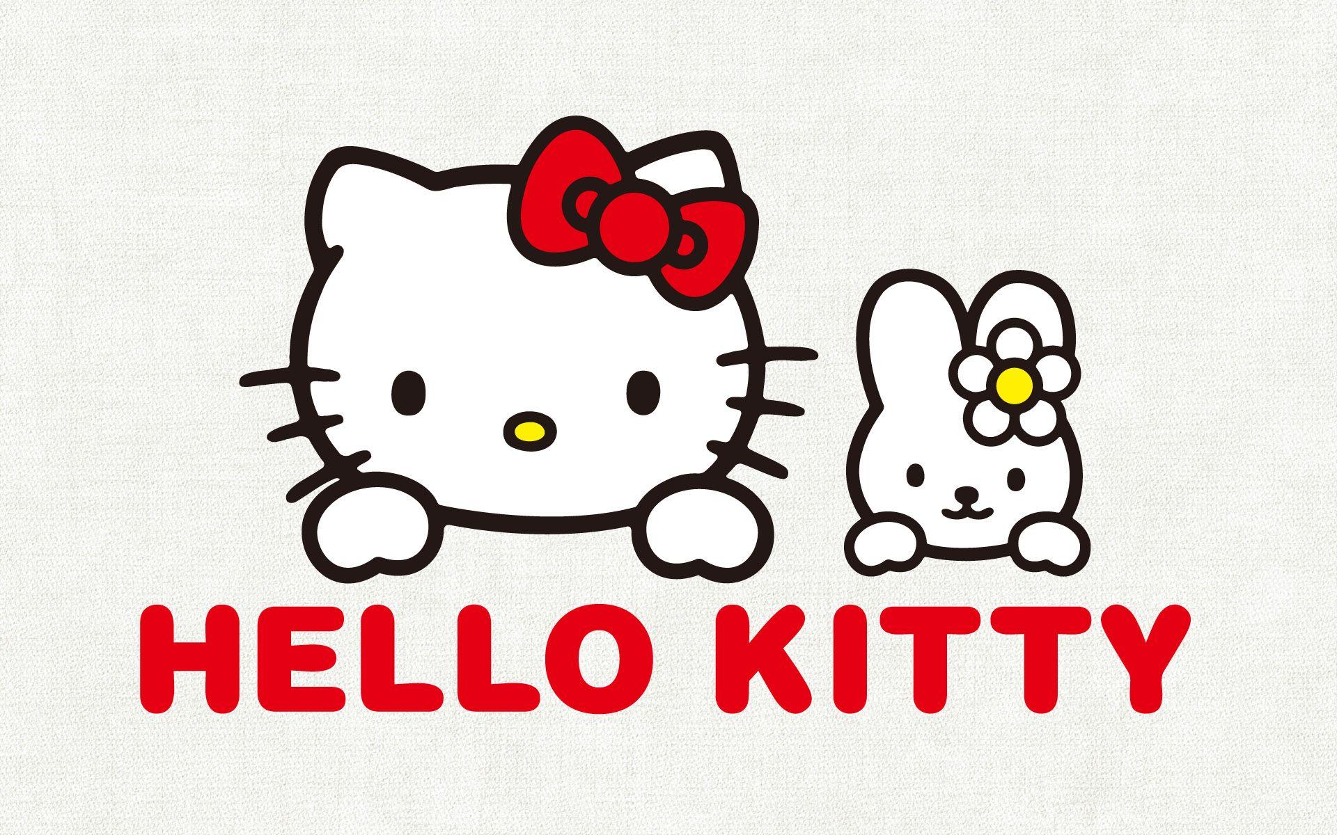 Hello Kitty And Bunny Download HD wallpaper