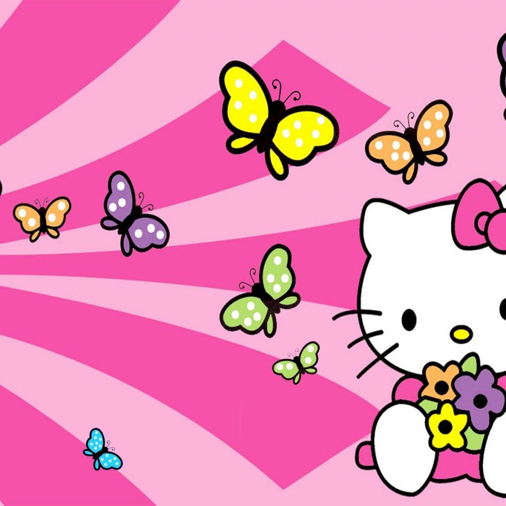 Hello Kitty Butterfly Wallpaper