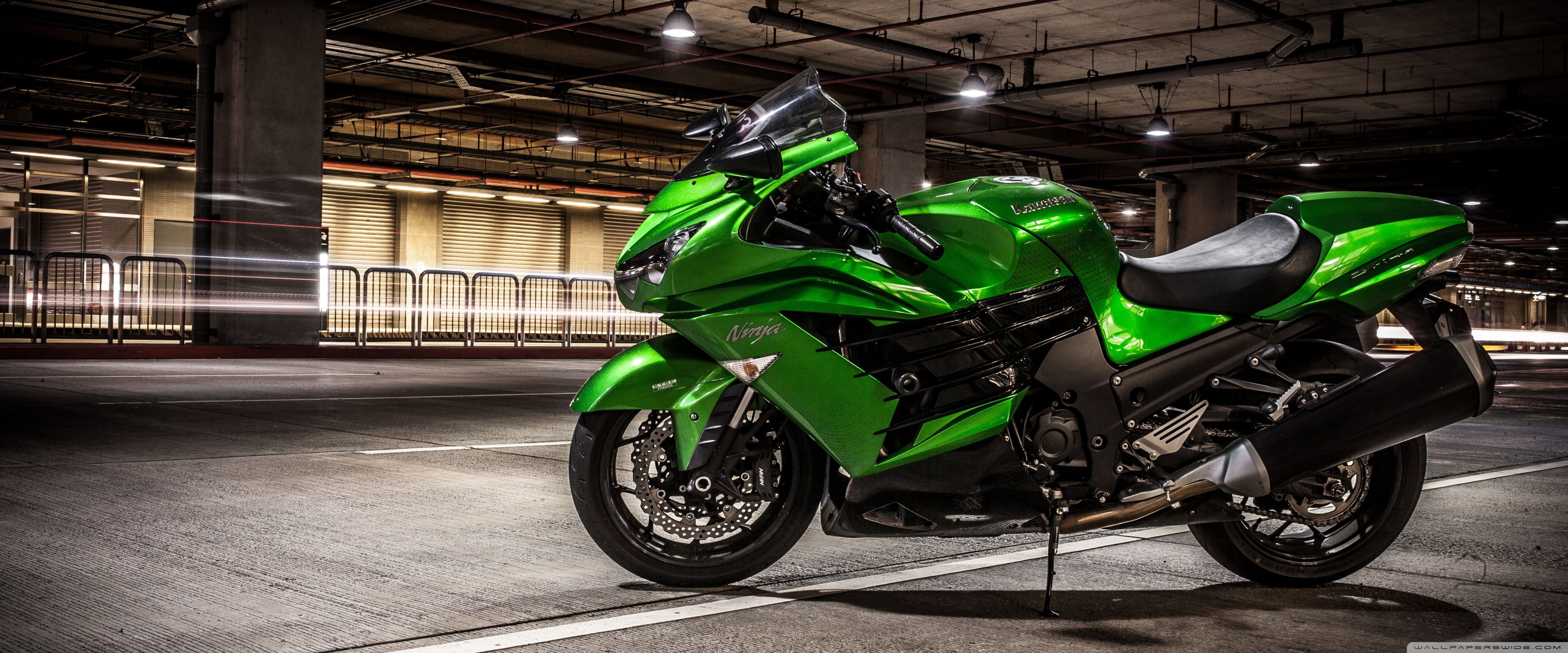 lime green kawasaki ninja