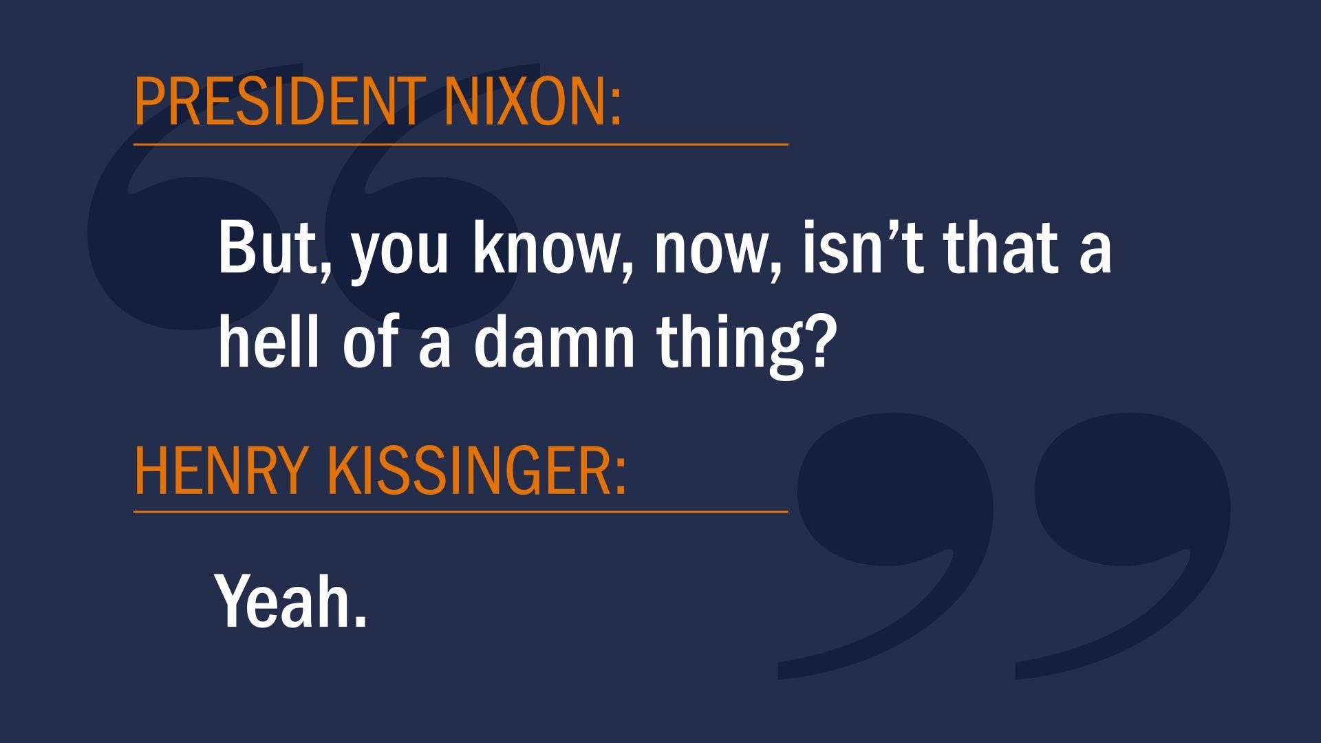 Blow the Safe and Get It': Listen to Nixon's Response to