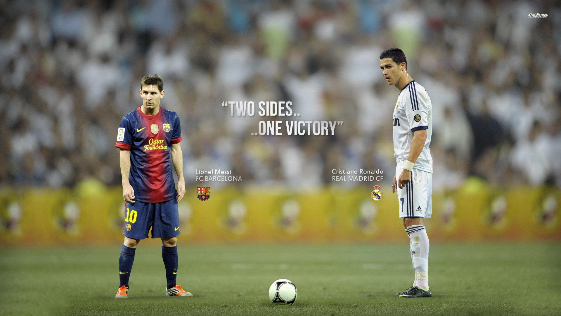 Lionel Messi and Cristiano Ronaldo HD Wallpaper. HD Latest Wallpaper