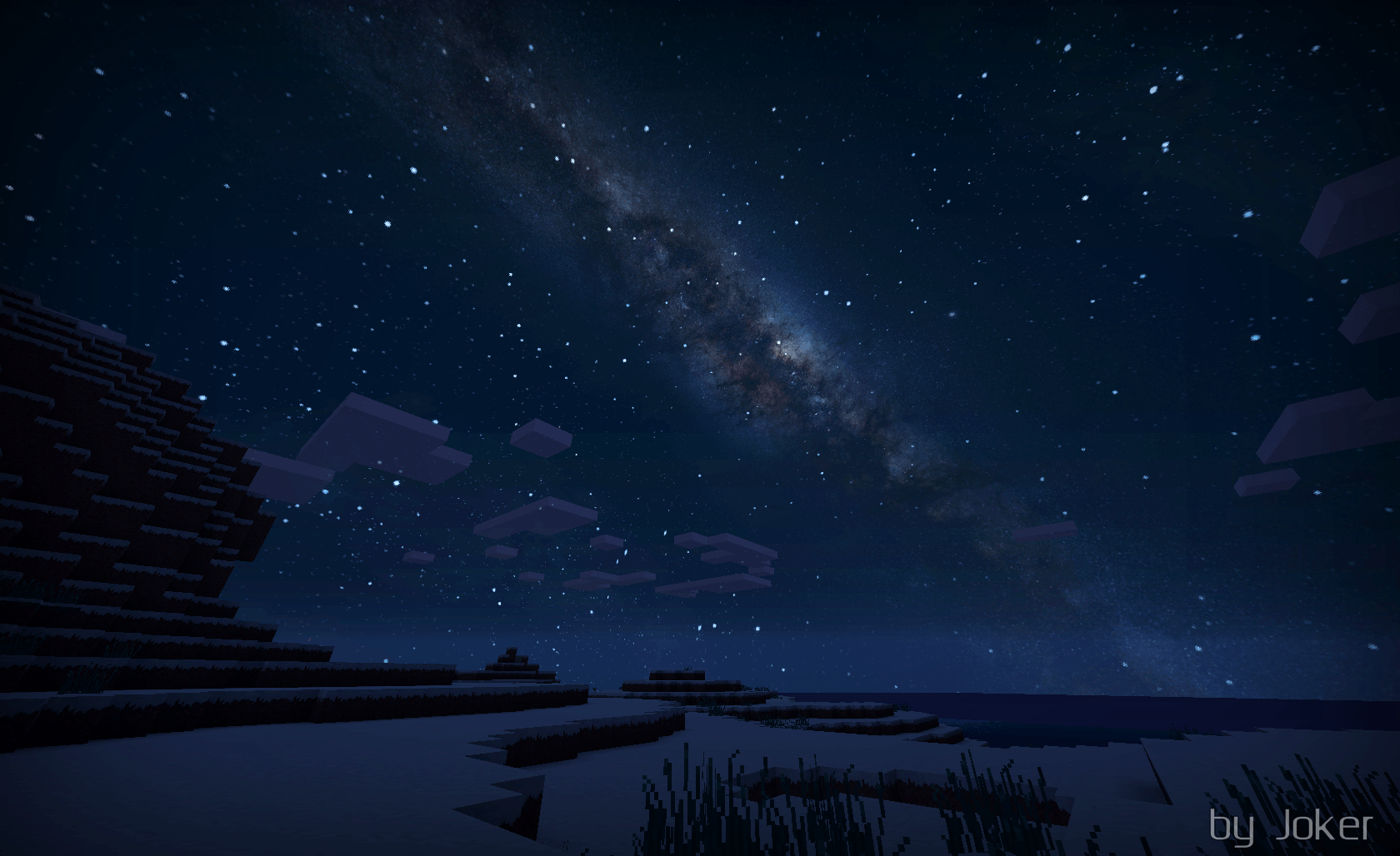 Beauty of Minecraft at night!
