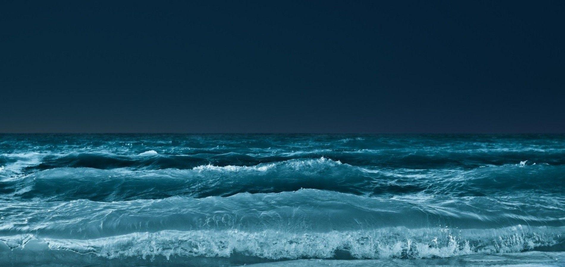 Oceans: Night Ocean Sea Waves HD Mobile Wallpaper for HD 16:9 High