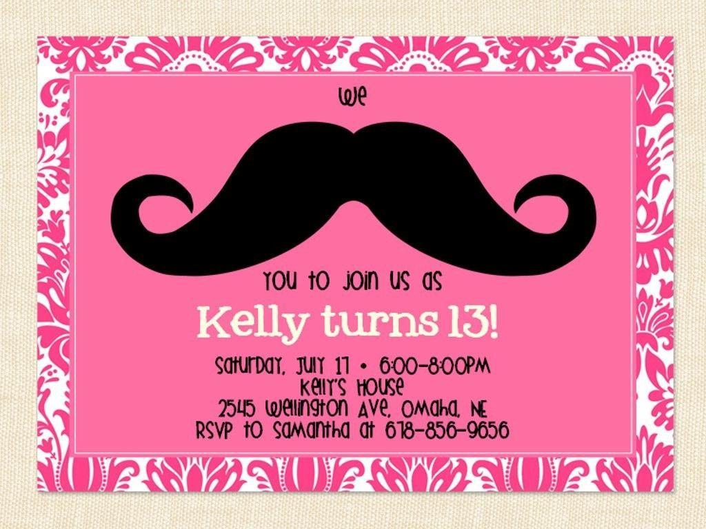 Birthday Invitation Ideas for Girls. Printable Birthday Invitations