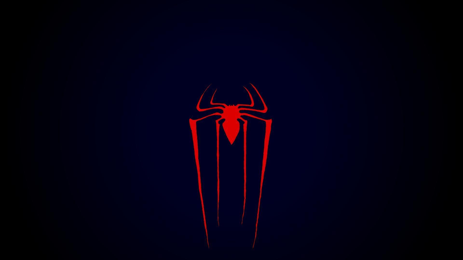 Blue Black Red Spider Man The Amazing Logo Spiderman Wallpaper