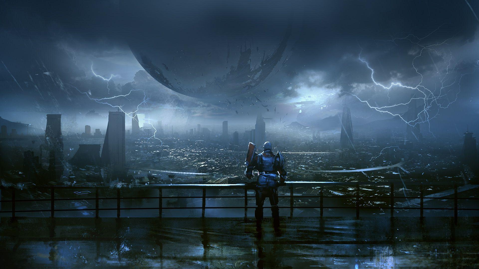 Destiny 2 HD & 4k Wallpaper with Hunters, Titans & More
