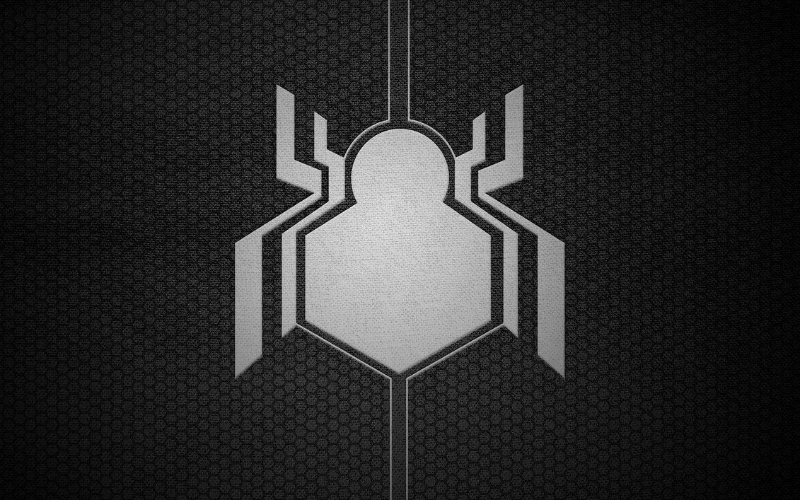 Spider Man Logo Captain America Civil War B W