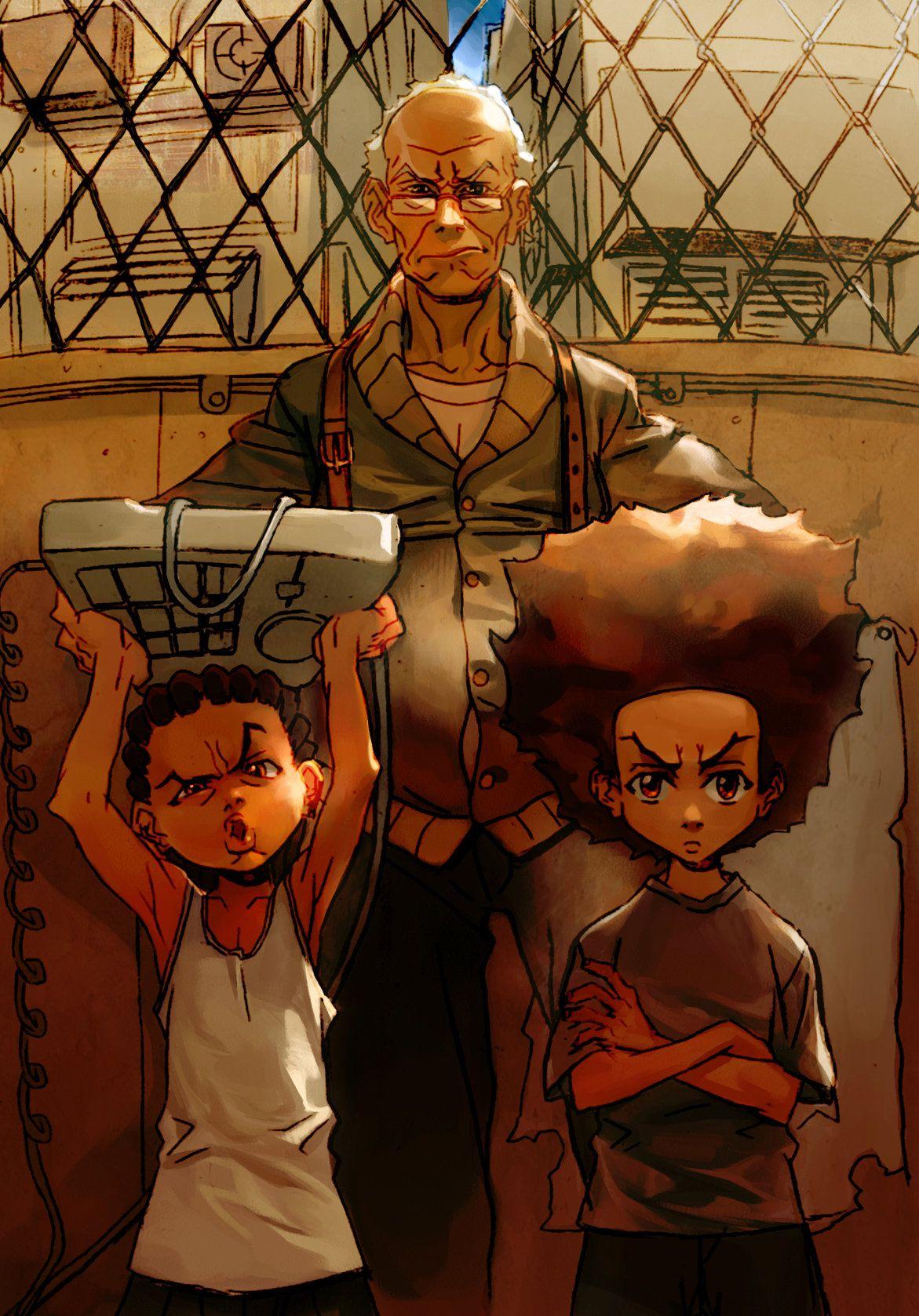 Boondocks Cartoon iPhone Wallpapers  Top Free Boondocks Cartoon iPhone  Backgrounds  WallpaperAccess