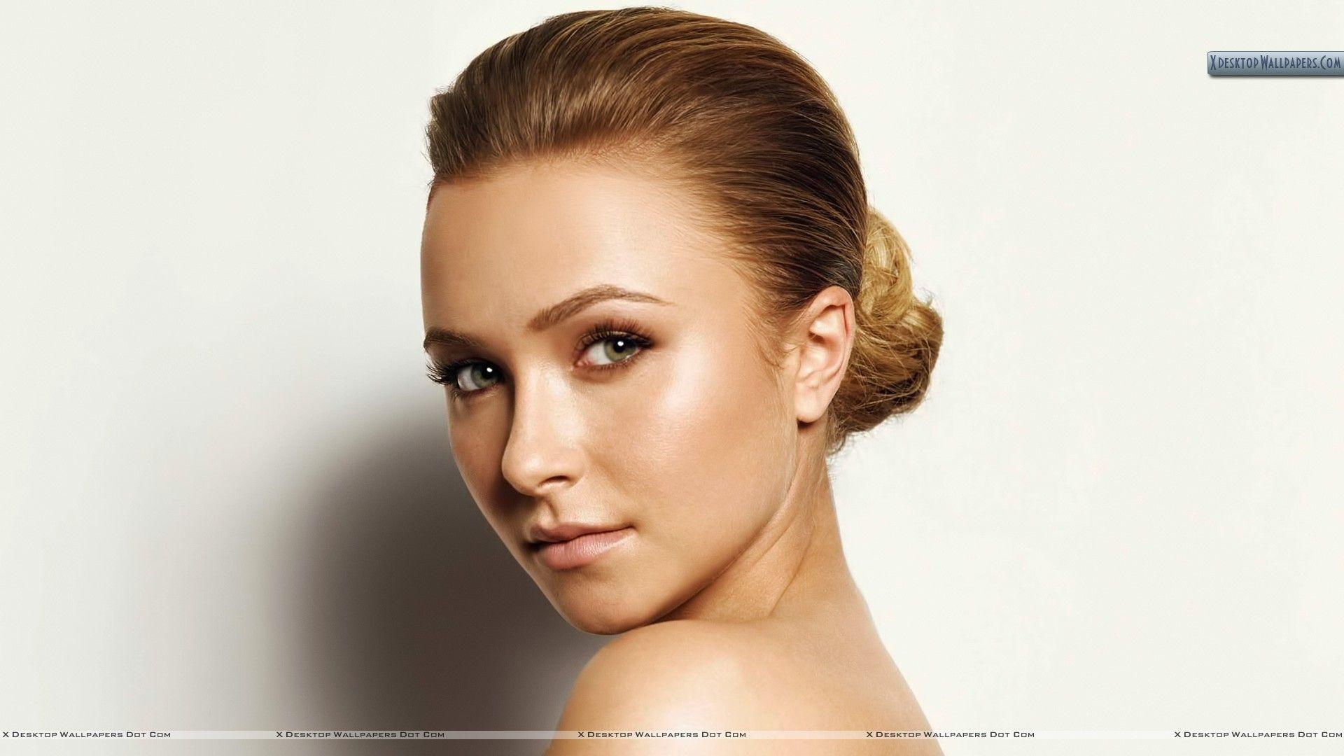 Face Closeup of Hayden Panettiere Wallpaper