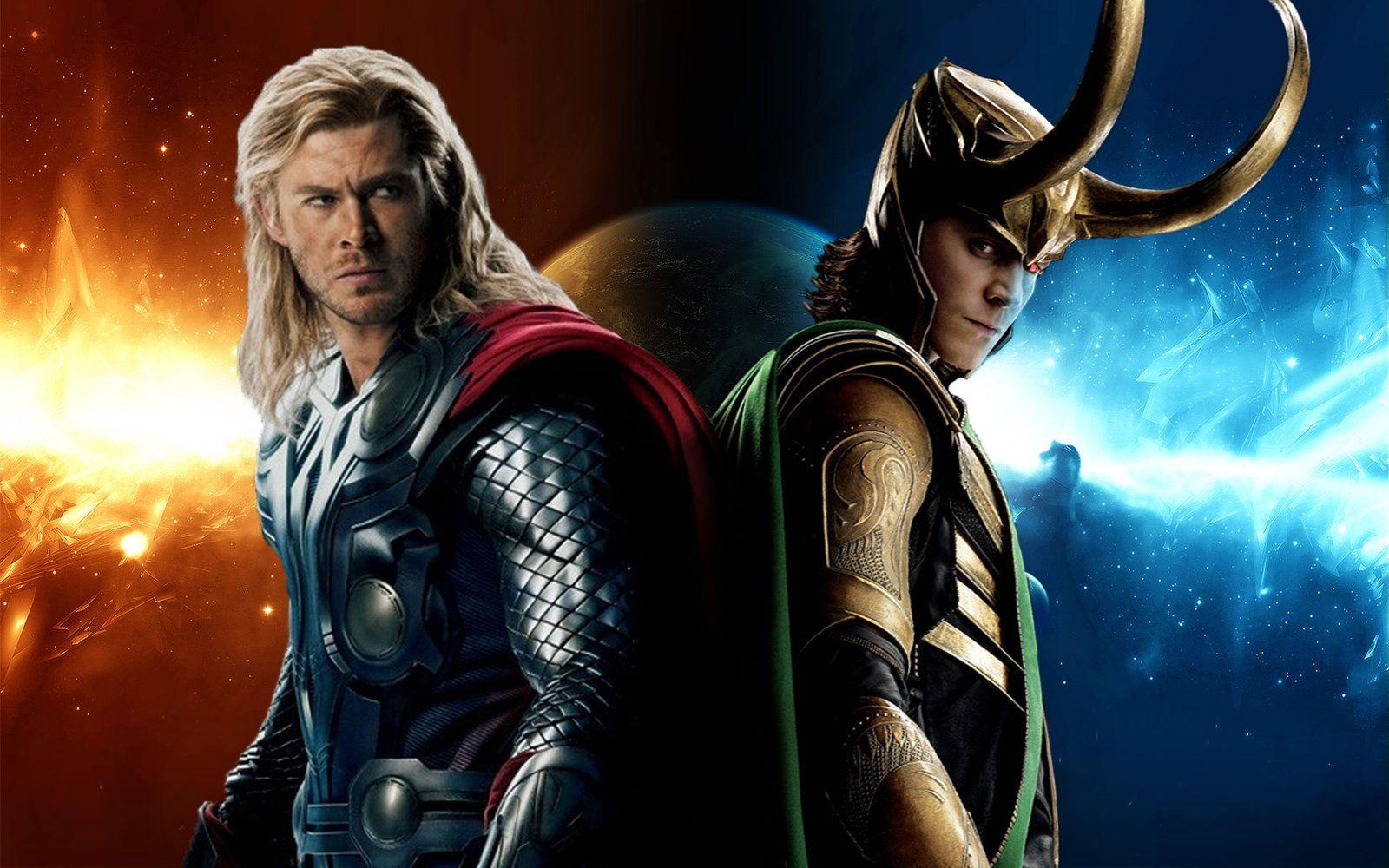 Thor and Loki: Brothers Wallpaper