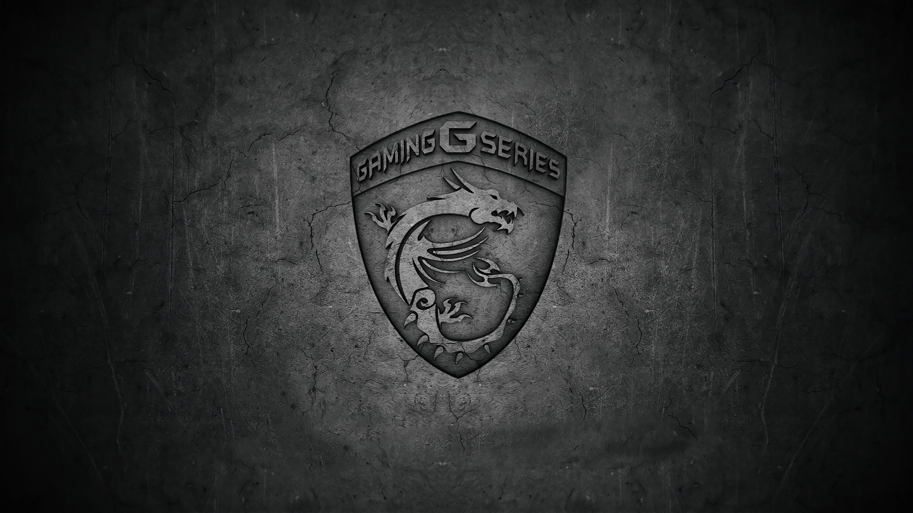 MSI Gaming G Series Dragon Logo 4k wallpaper. Duvar kağıtları