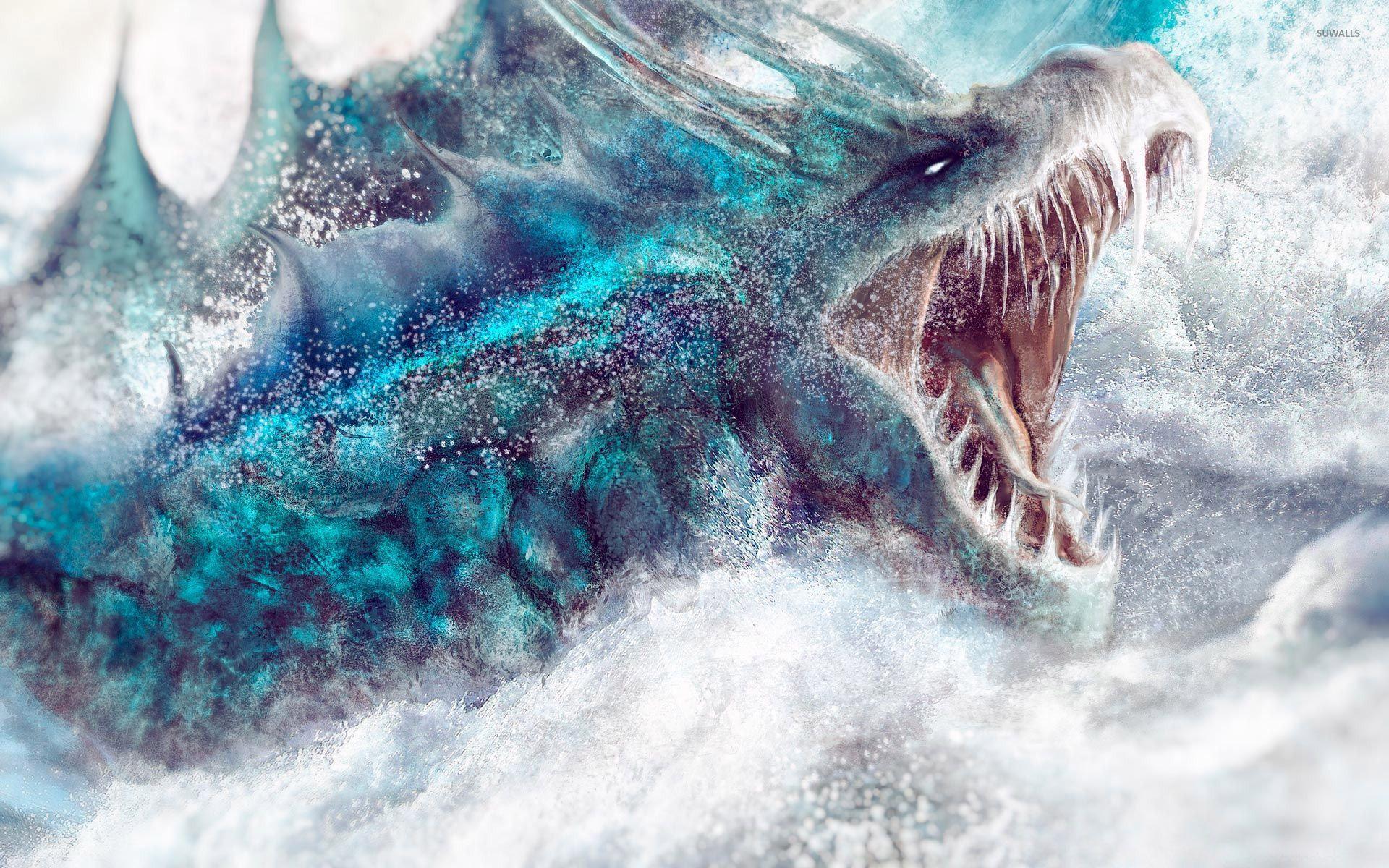 Water dragon wallpaper wallpaper