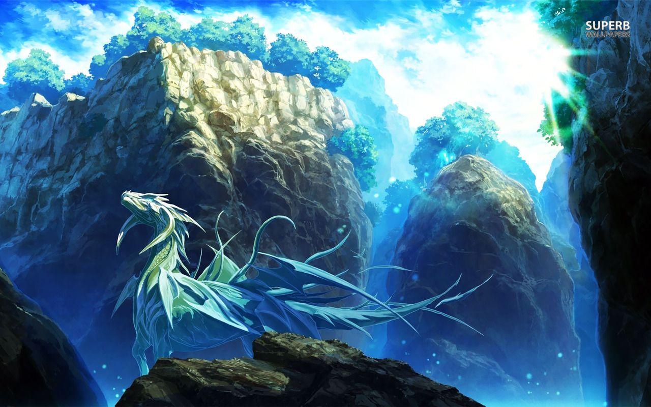 This dragon has one of my favorite colors in itBlue D  Dragon pictures  Anime Anime backgrounds wallpapers