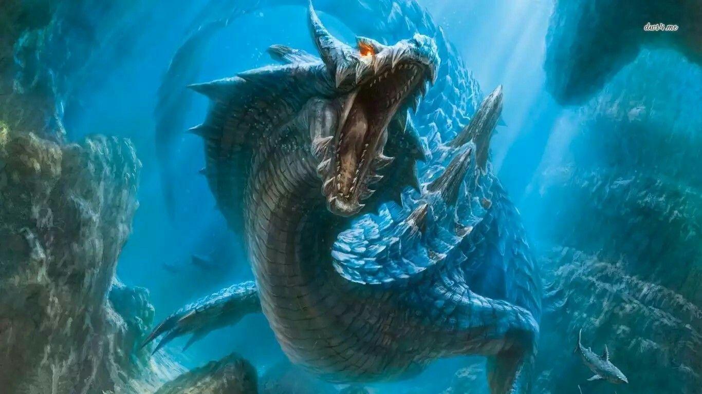 Mythic Water Dragon (anime) - Yugipedia - Yu-Gi-Oh! wiki