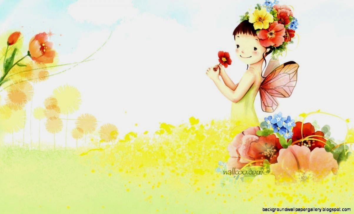Cute Girl Cartoons Wallpaper HD. Background Wallpaper Gallery
