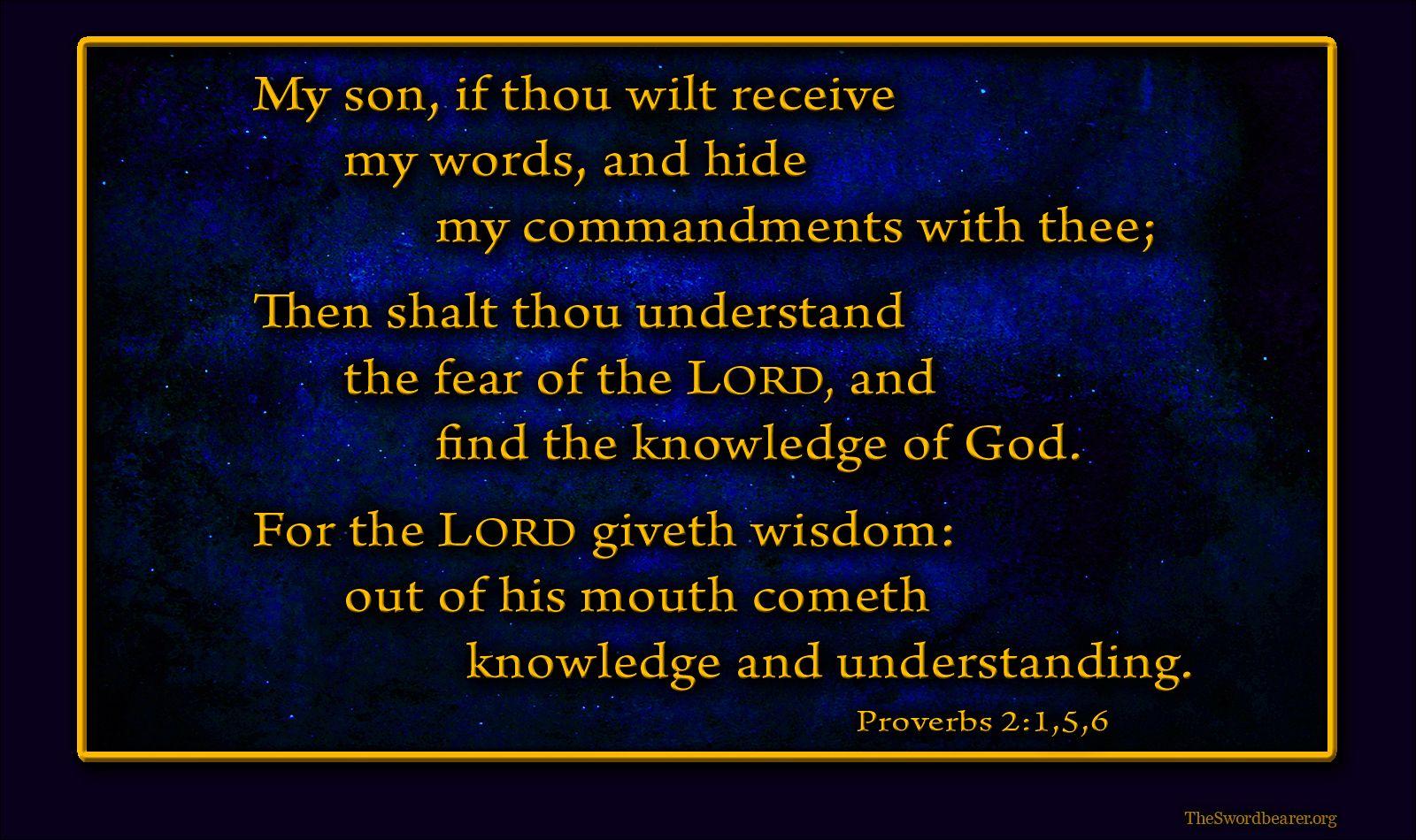 Wallpaper: Proverbs from the Bible