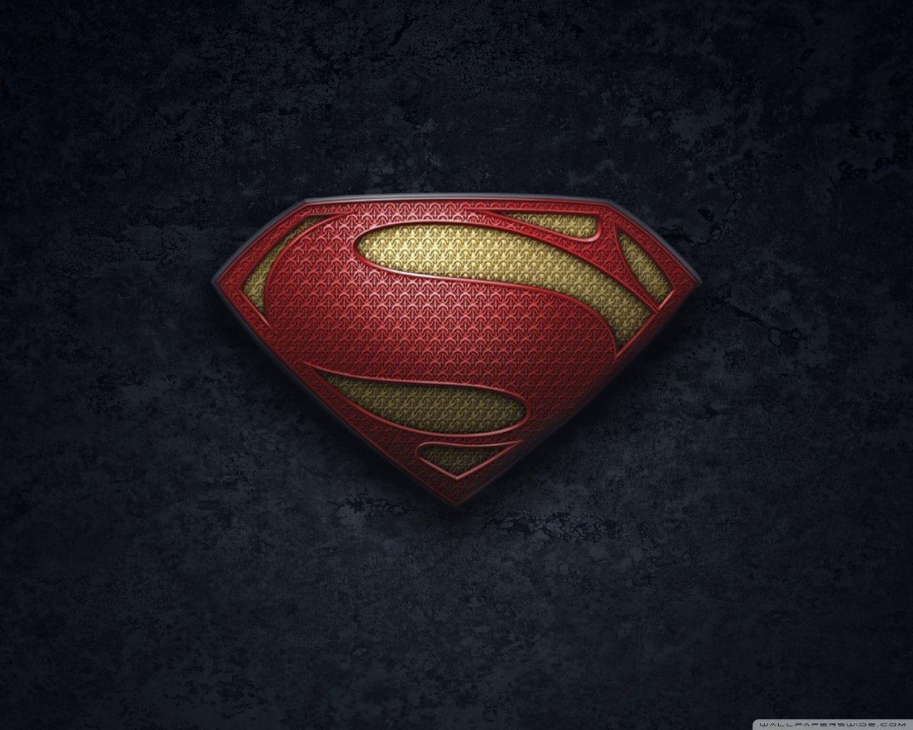 Man Of Steel Logo ❤ 4K HD Desktop Wallpaper for 4K Ultra HD TV