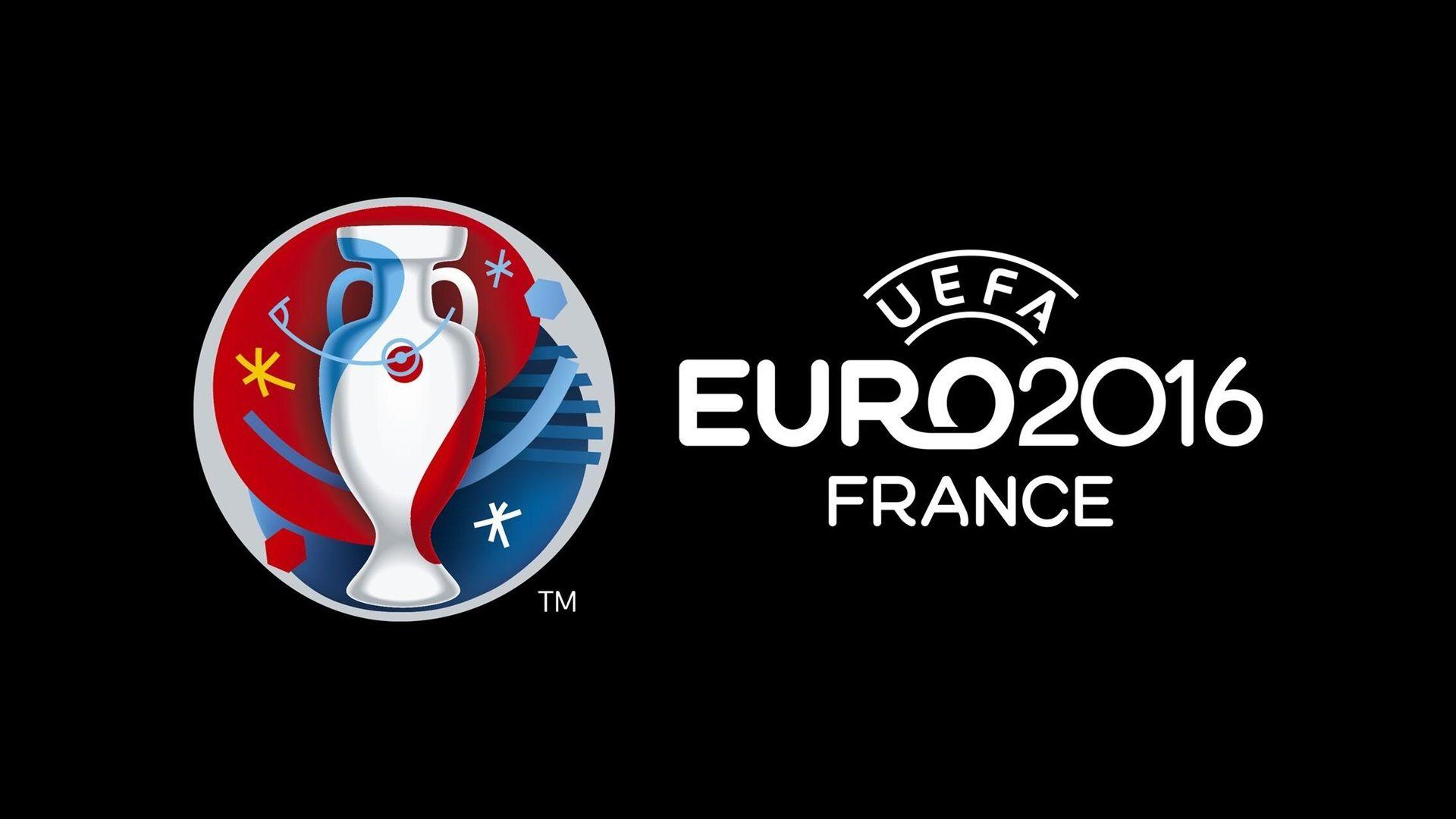 UEFA EURO 2016 France logo, black background wallpaper. other
