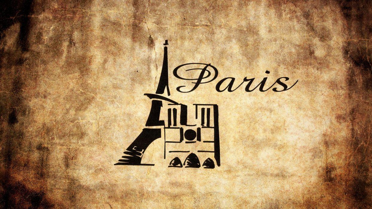 Paris France logos wallpaperx1080