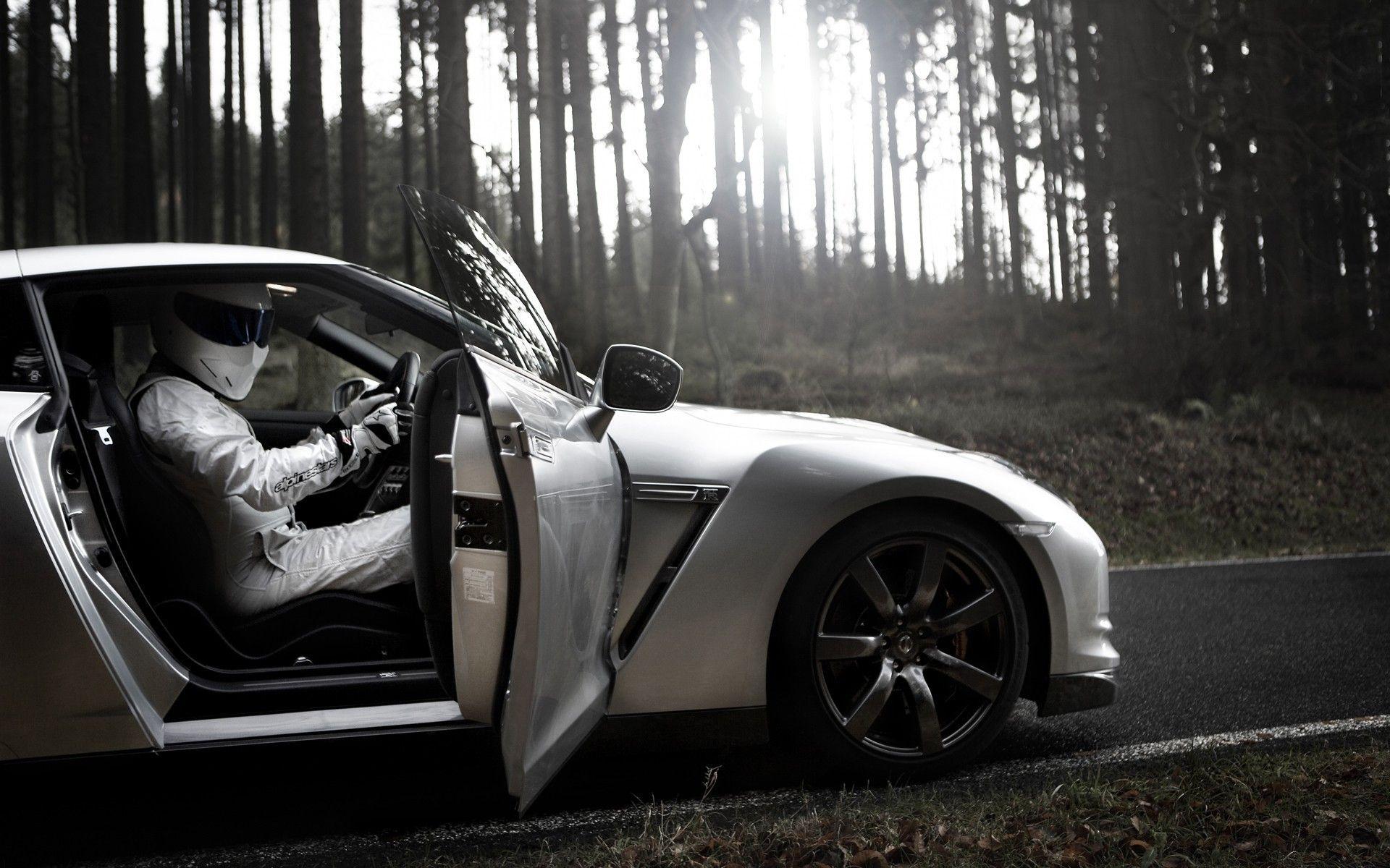 Wallpaper.wiki Nissan Gtr R35 The Stig Alpinestars Cars Background