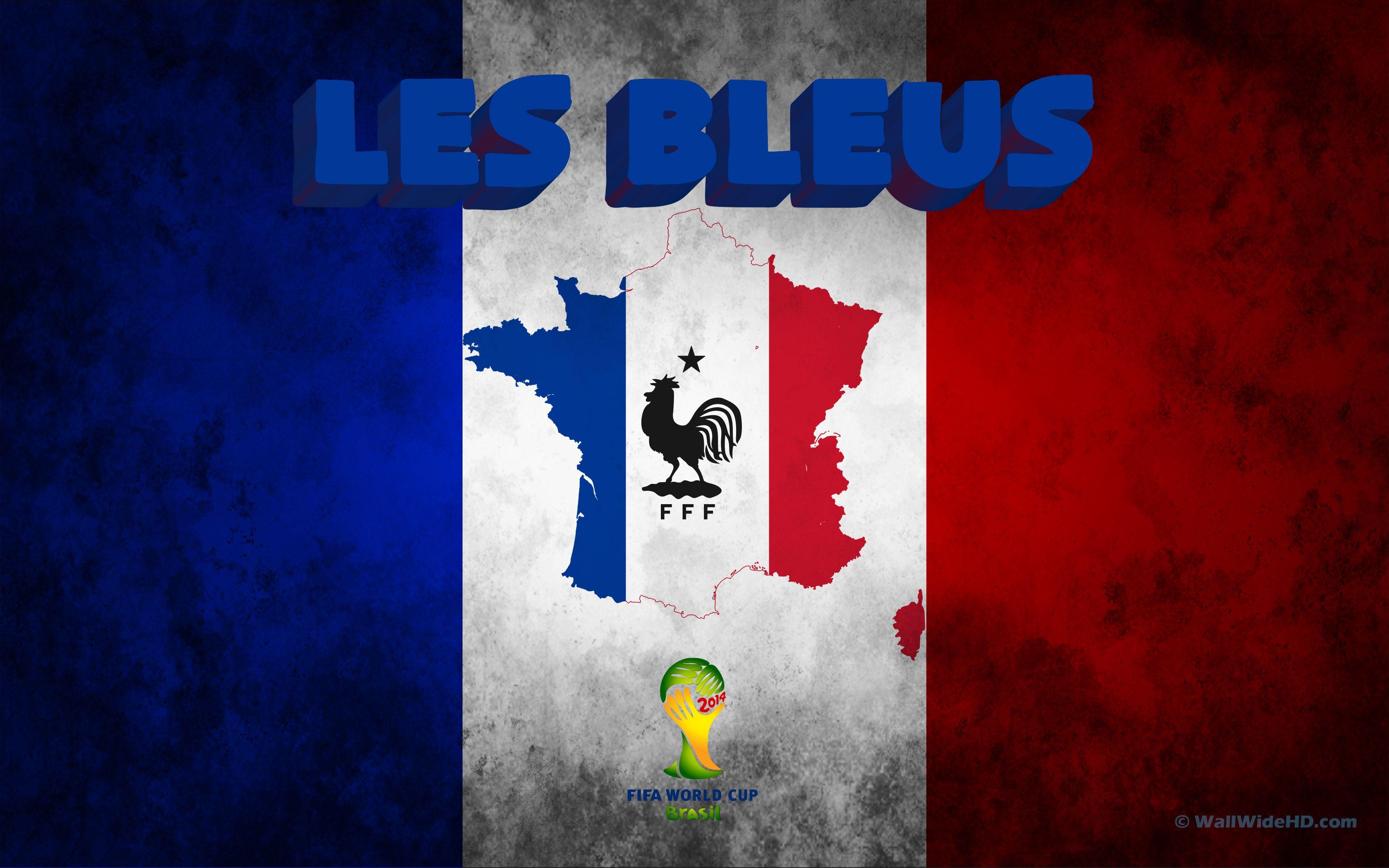 I support France!.. Les Bleus Football Crest France 2014 World Cup