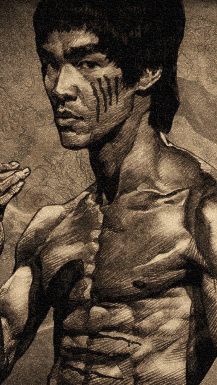 Celebrity Bruce Lee (720x1280) Wallpaper