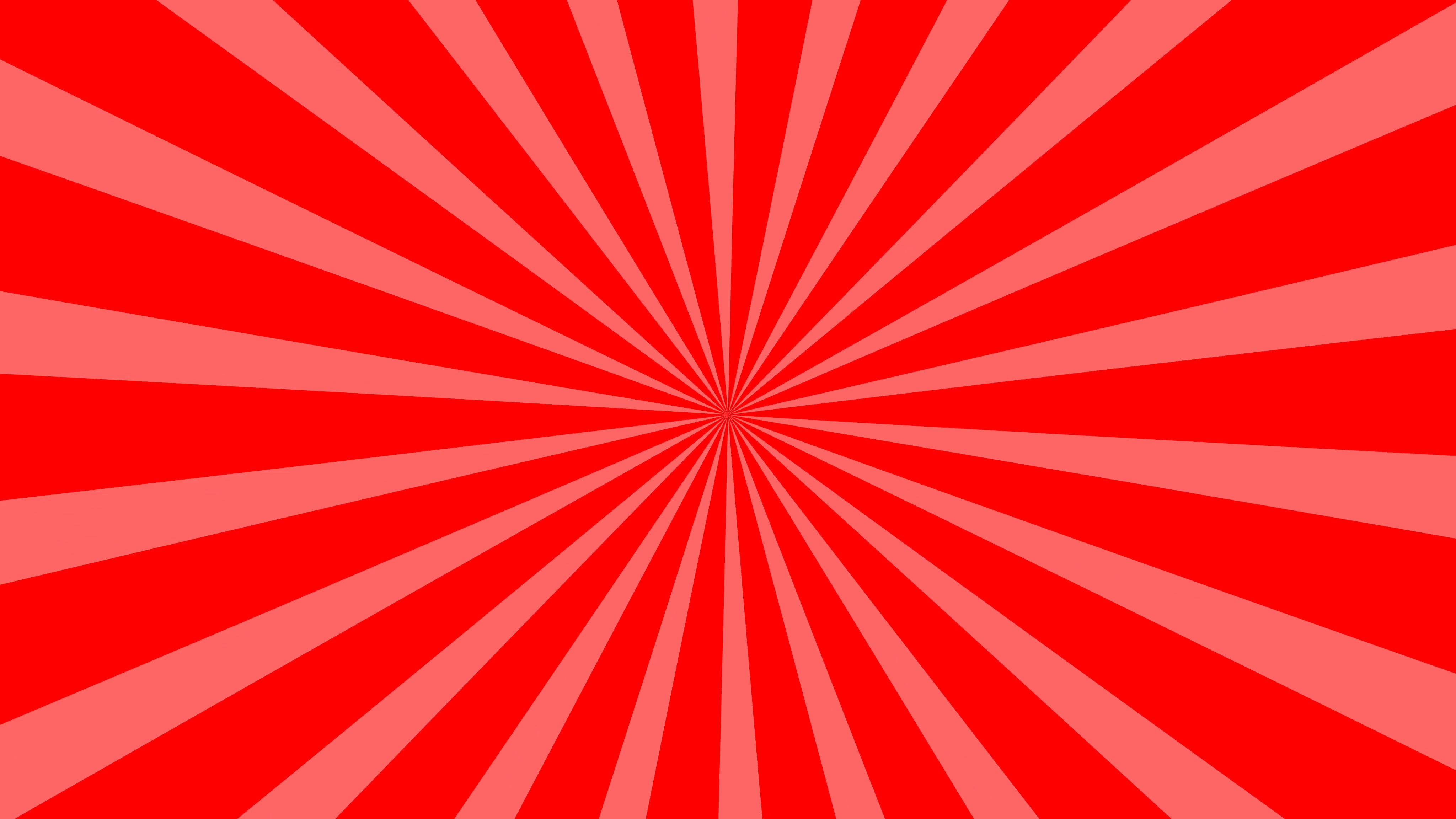 Traditional and classic Sunburst or Starburst background Red 4K