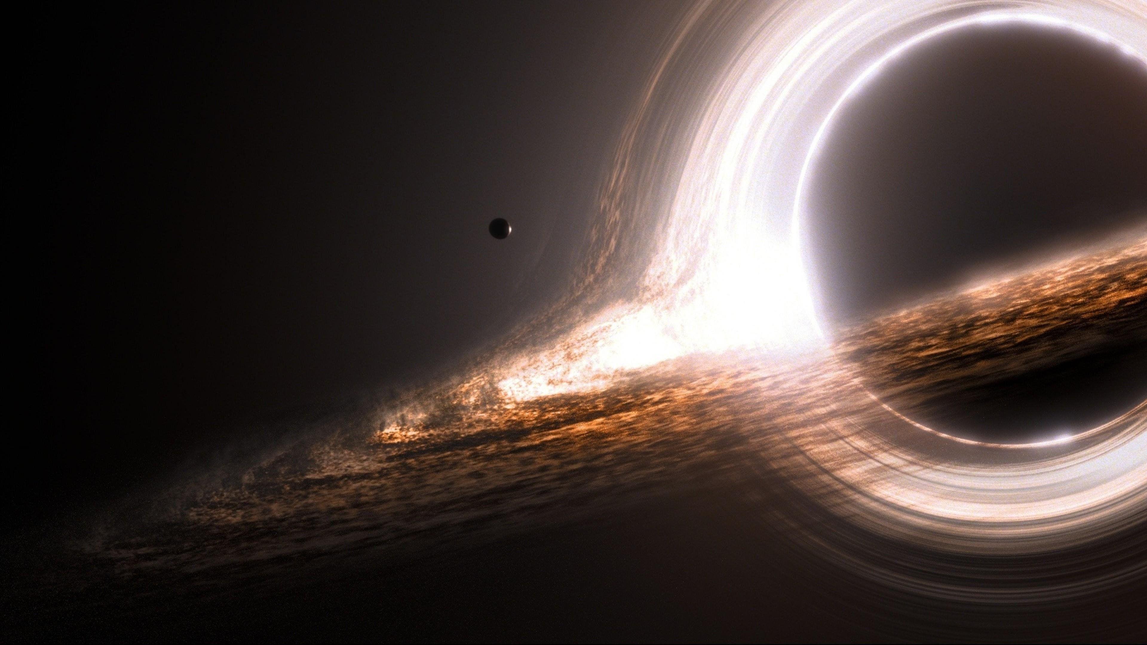 Universe Supermassive Black Hole Wallpaper for Phone and HD Desktop