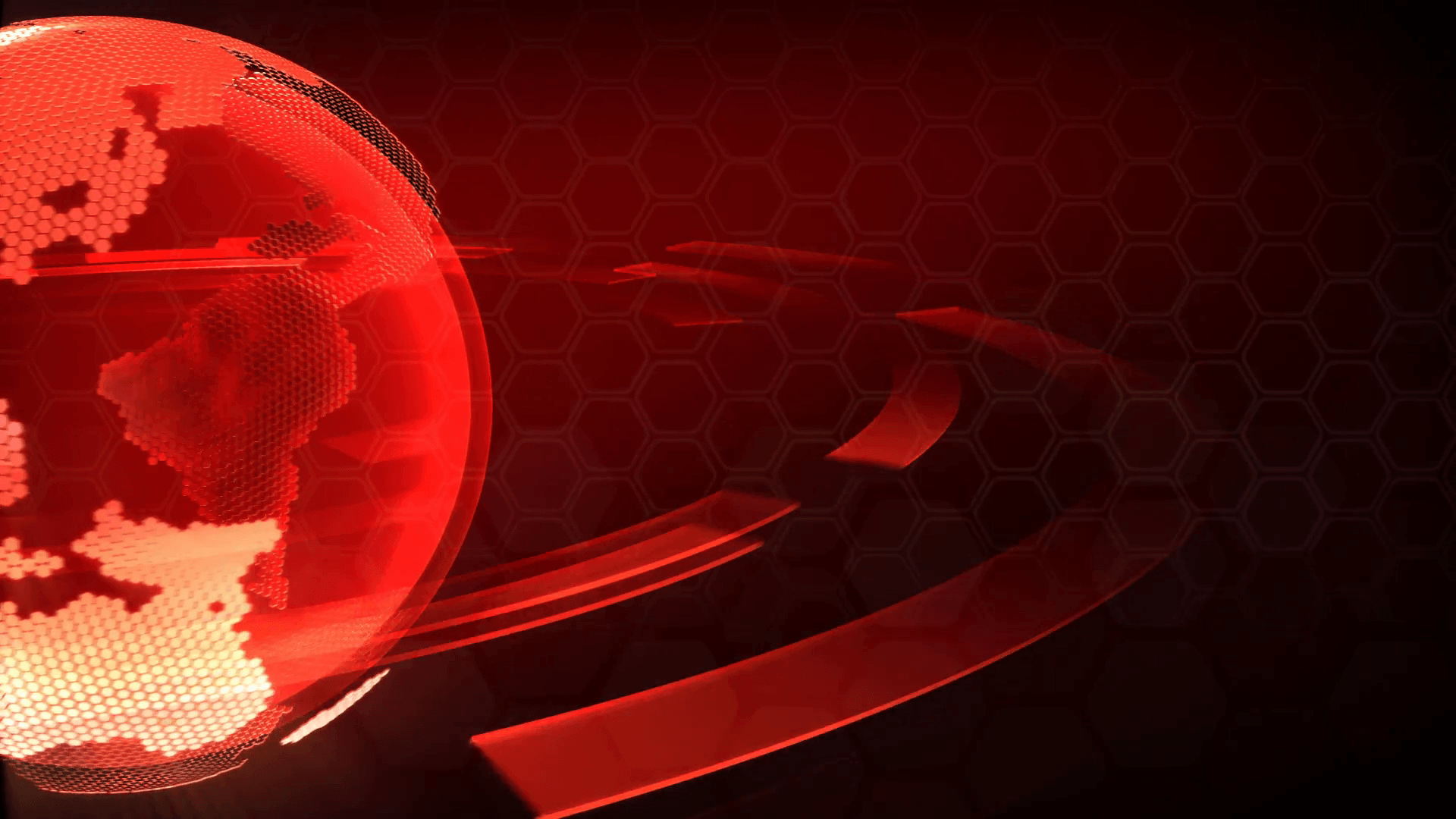 Red Globe Background Loop Motion Background