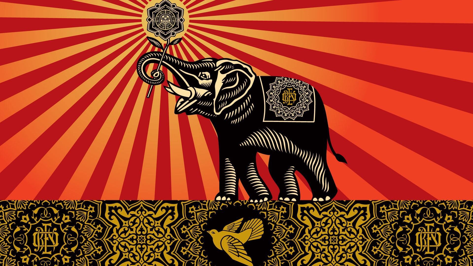 Elephant Art Wallpaper. Wallpaper Studio 10. Tens of thousands HD
