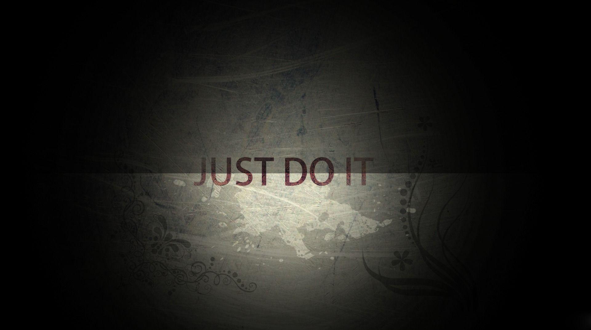 Wallpaper.wiki Just Do It Nike Motivational Quote Wallpaper Hd PIC