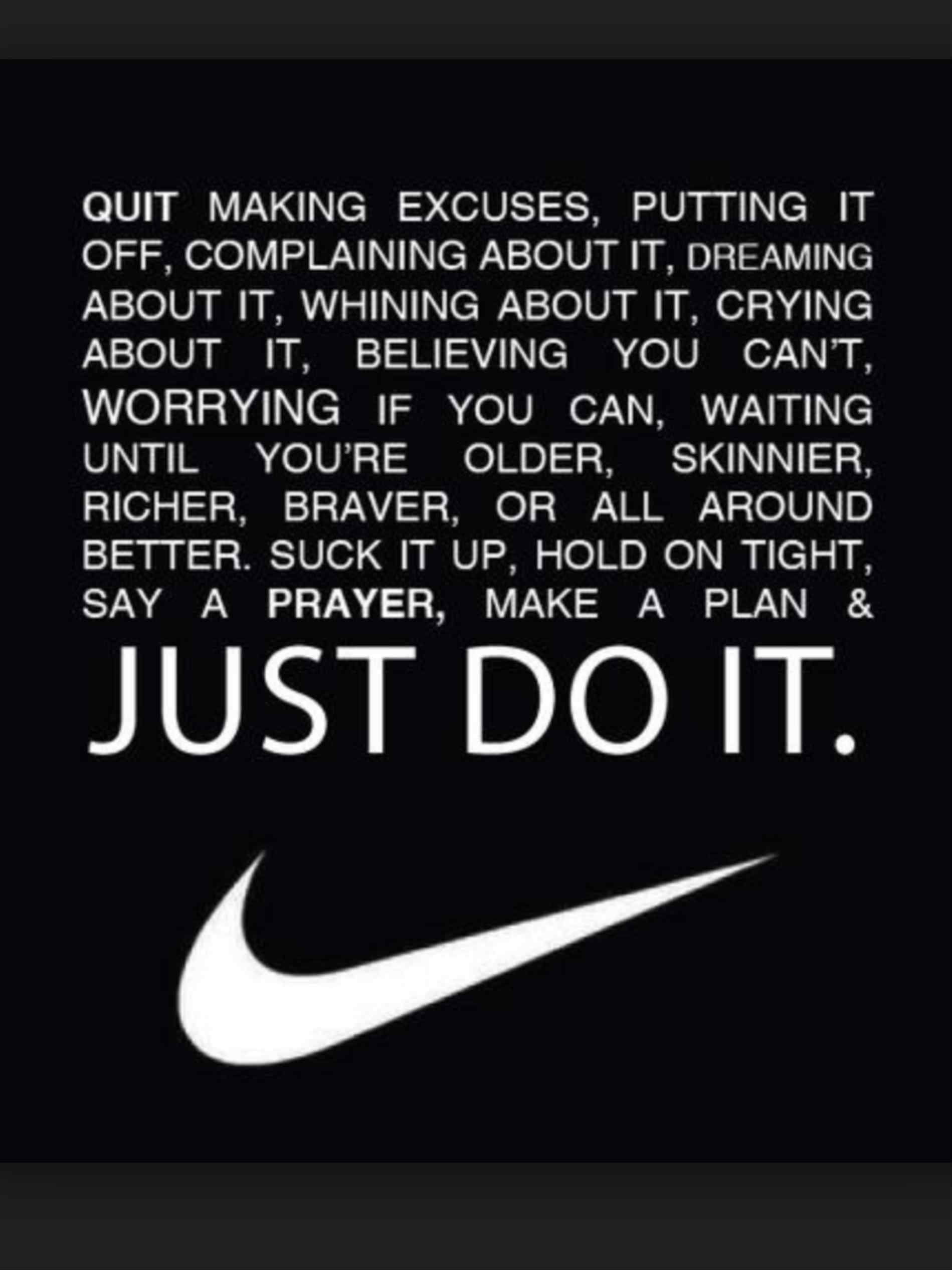 Pin nike fitness quotes by kate borders on quotes