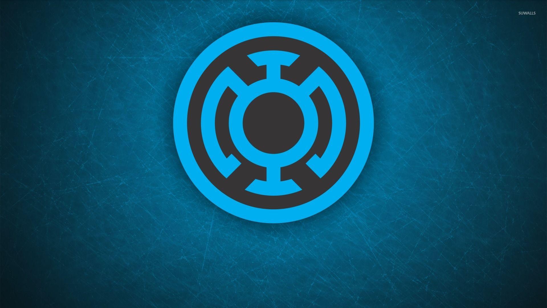 Blue Lantern Corps logo wallpaper wallpaper