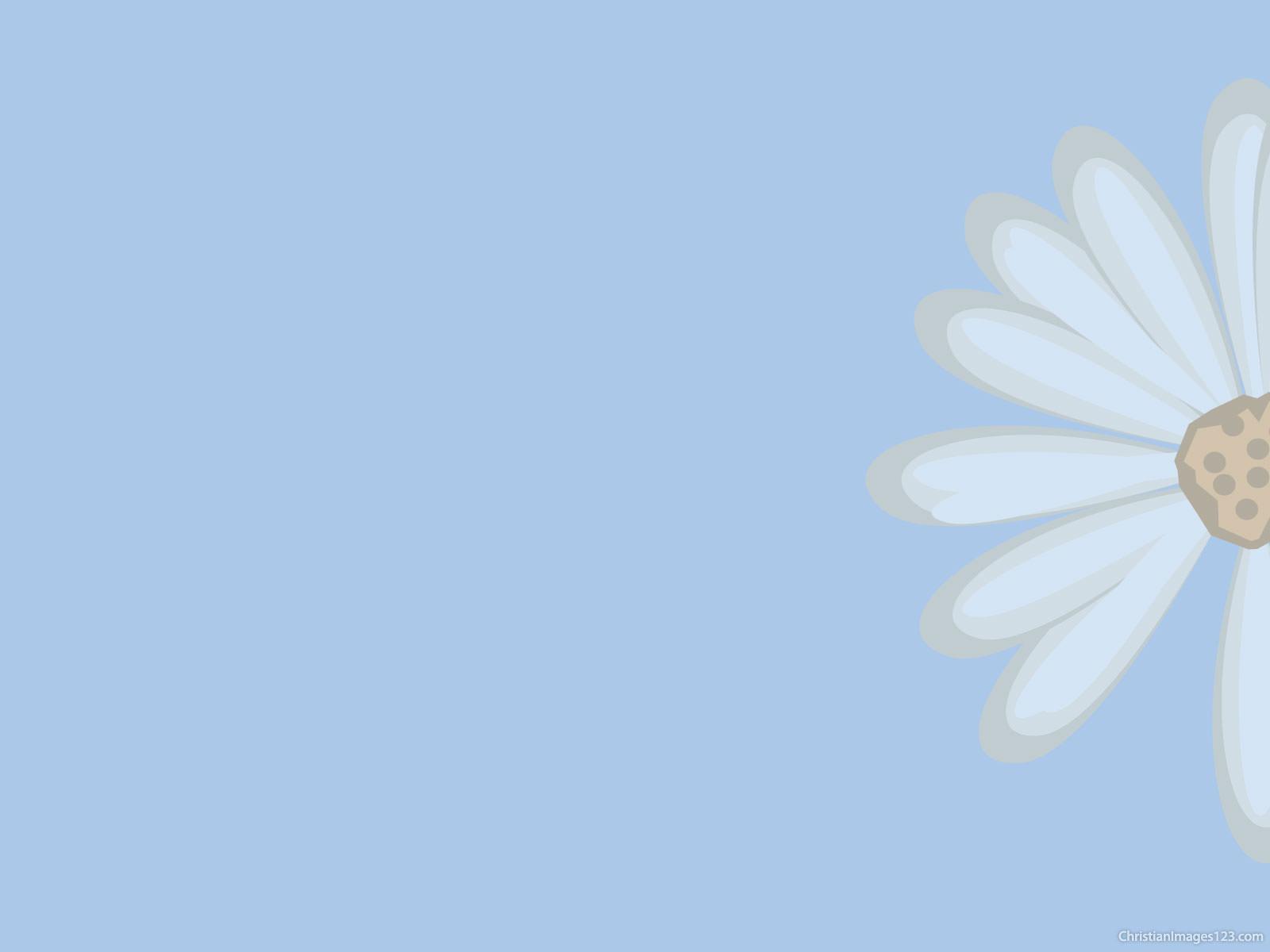 Soft Blue Flower Background