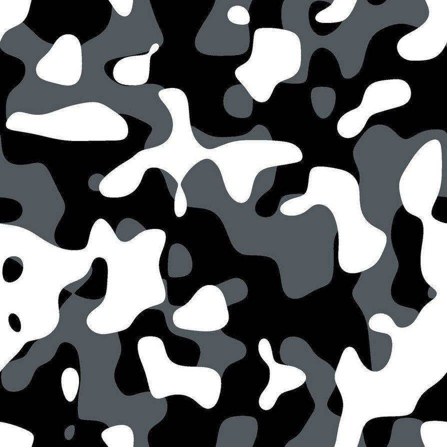 Black And White Camo Wallpaper
