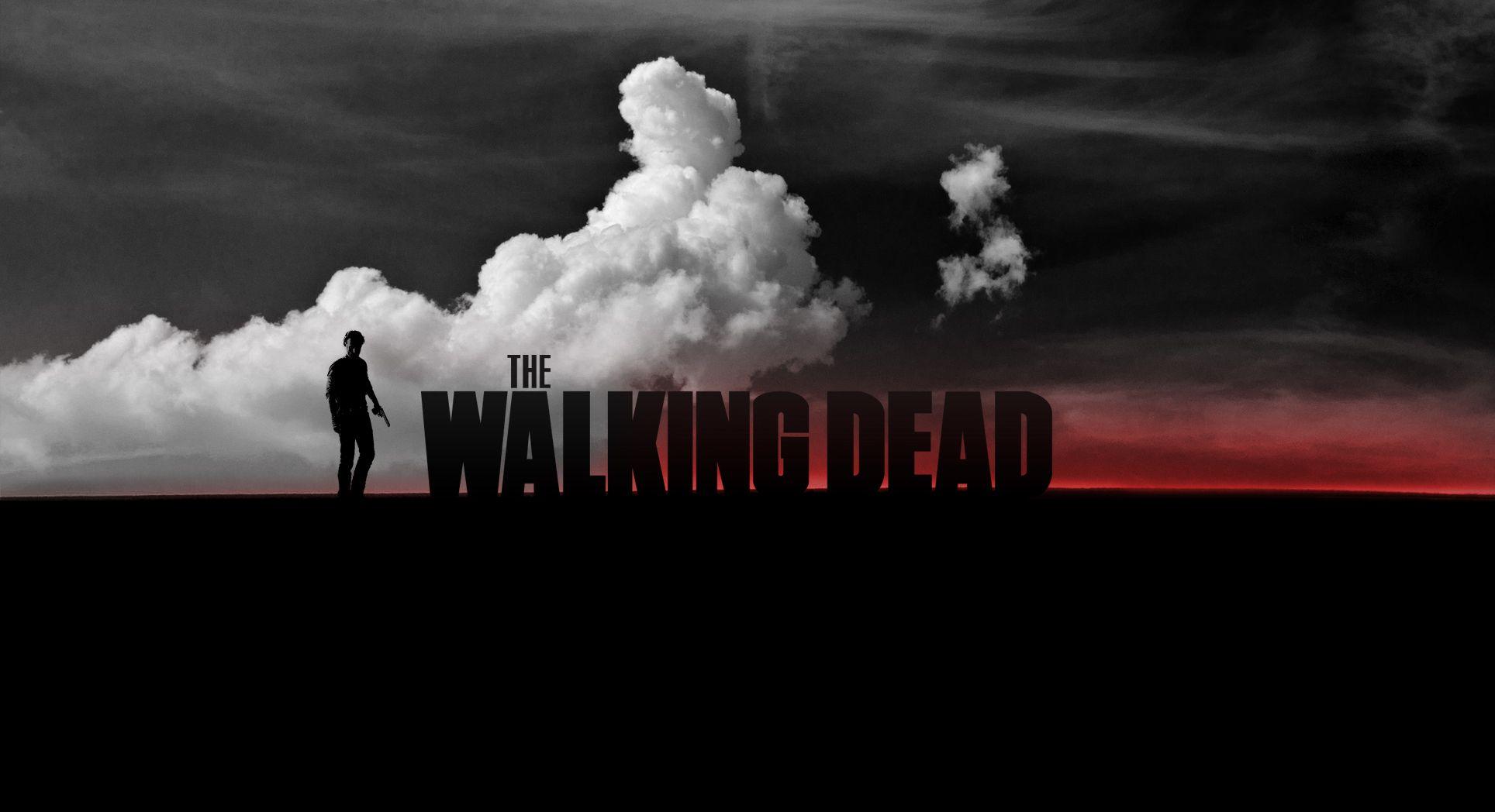The Walking Dead Wide Black Poster Wallpaper