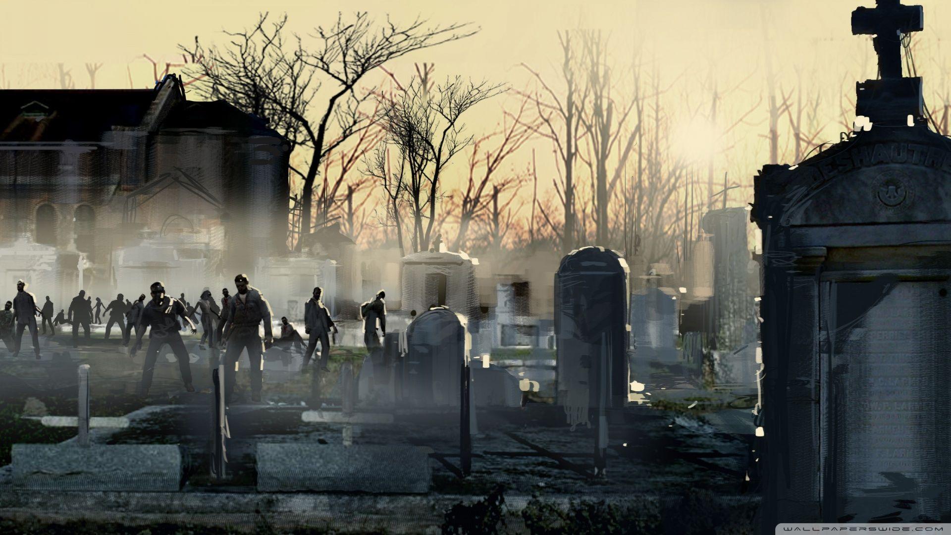 Left 4 Dead Zombies Art ❤ 4K HD Desktop Wallpaper for 4K Ultra HD