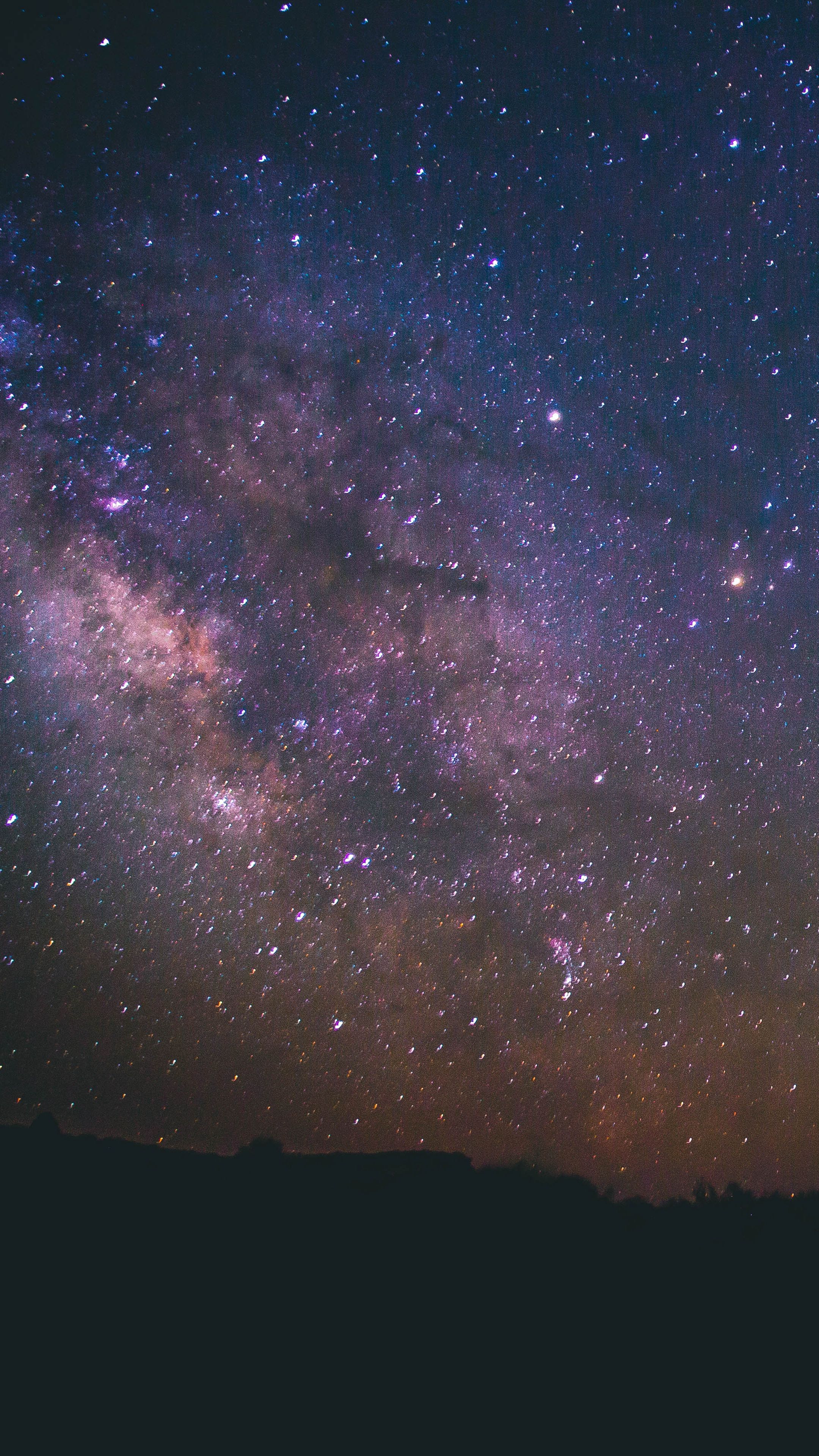 Download wallpaper 2160x3840 starry sky, universe, galaxy samsung