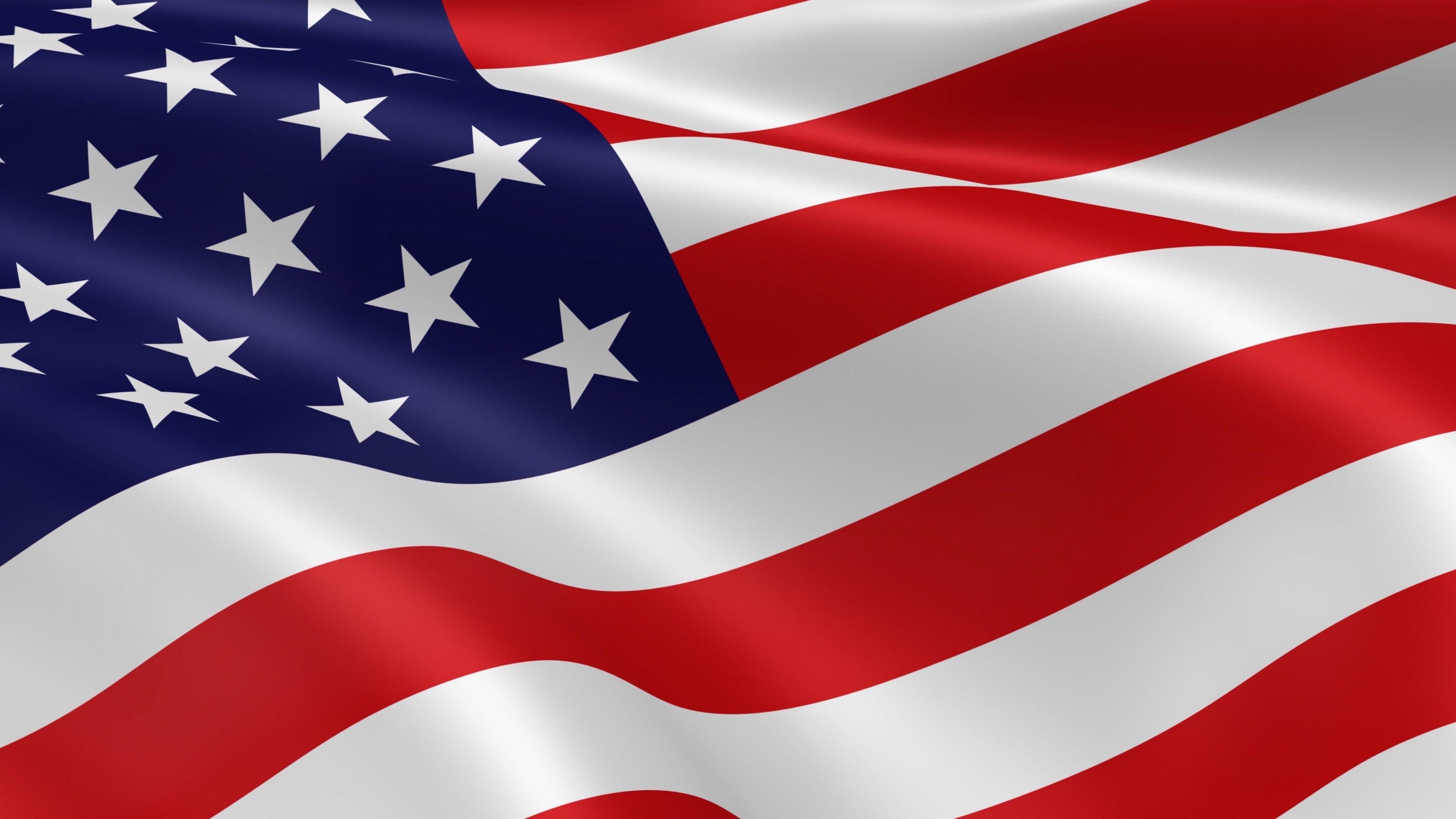 Wallpaper USA Flag, HD, 4K, World