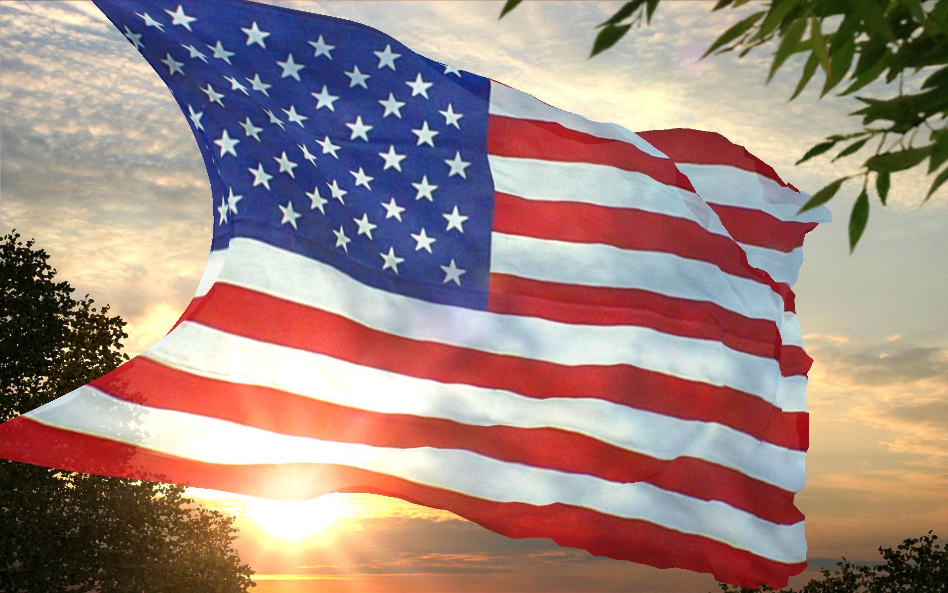 USA American Flag Wallpaper Wallpaper