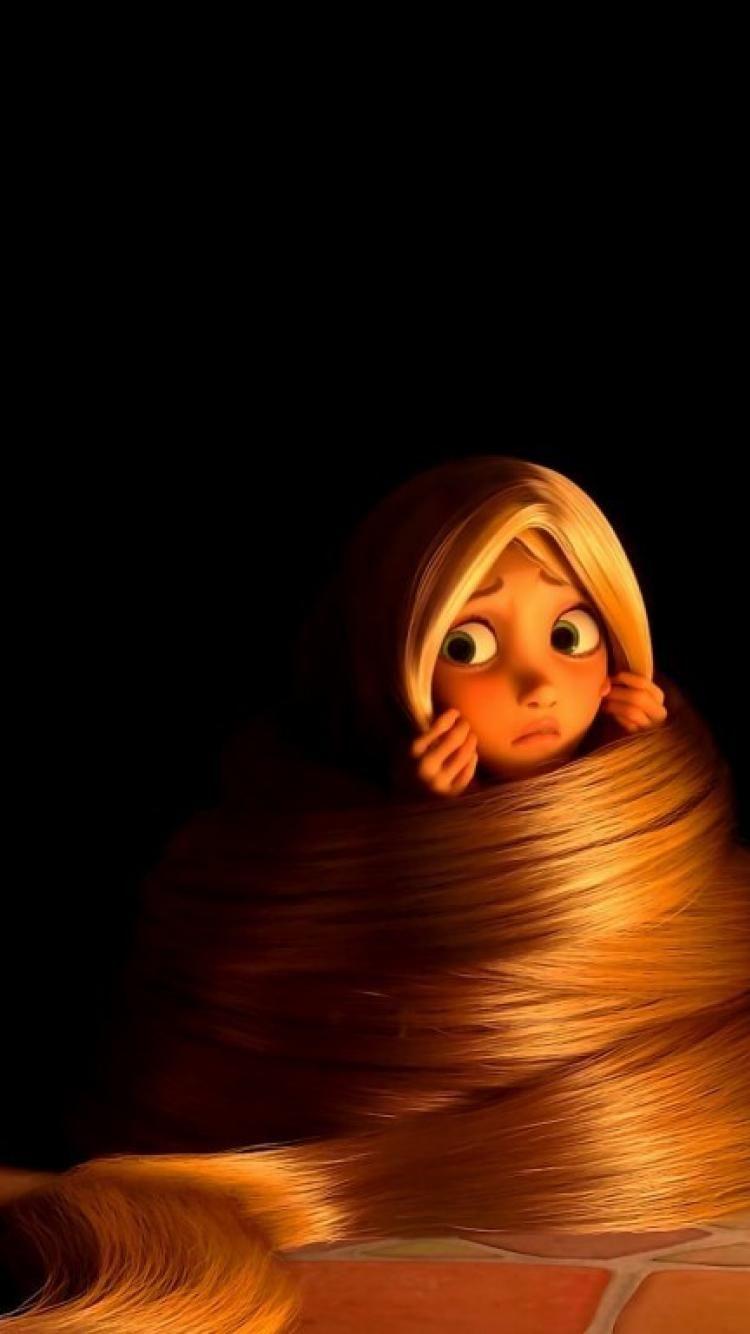 Disney company movies long hair tangled candles wallpaper