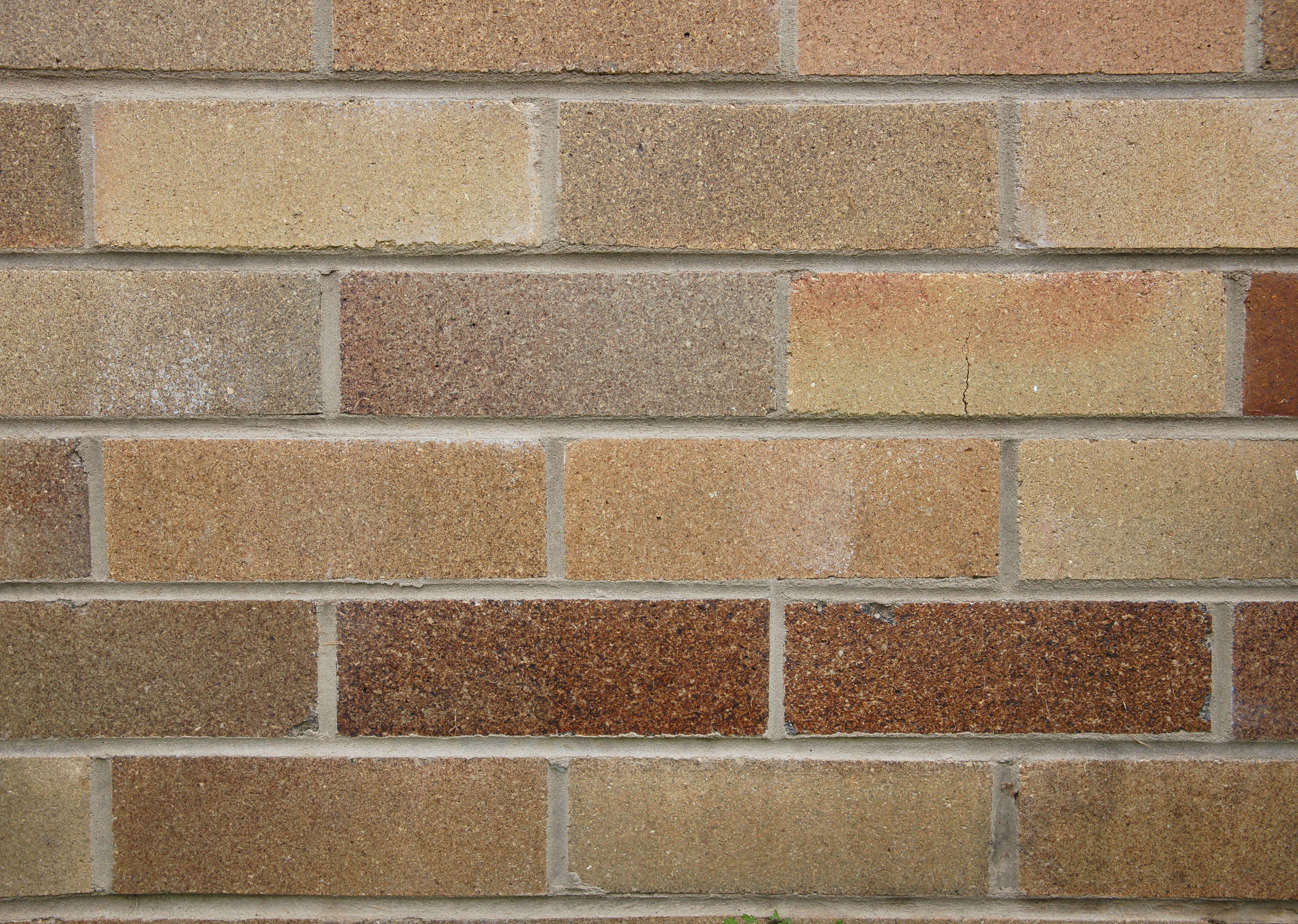 Two photo of a nice clean brick wall texture